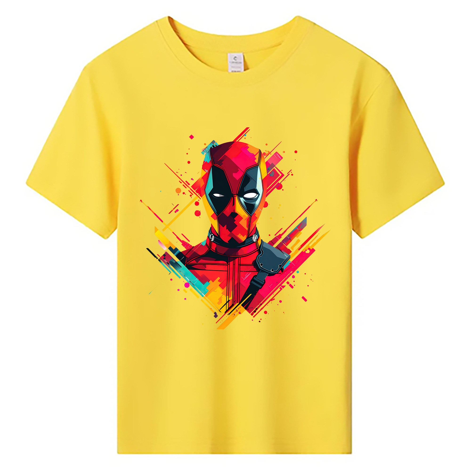 （画像用） Deadpool デッドプール 綿100％キッズTシャツ（フロントプリント）