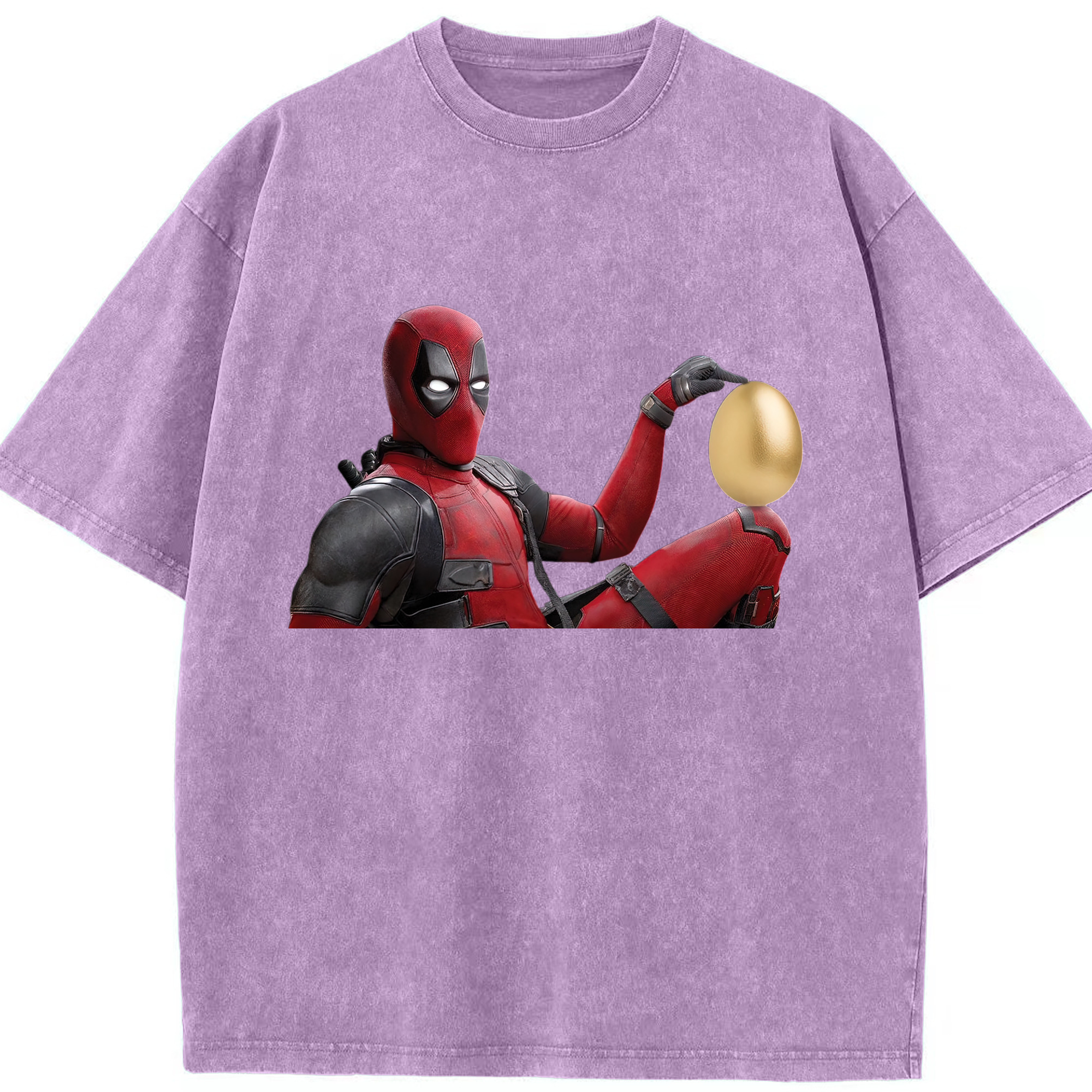 （画像用） Deadpool デッドプール 綿100% ヴィンテージ風 半袖Tシャツ（フロントプリント）