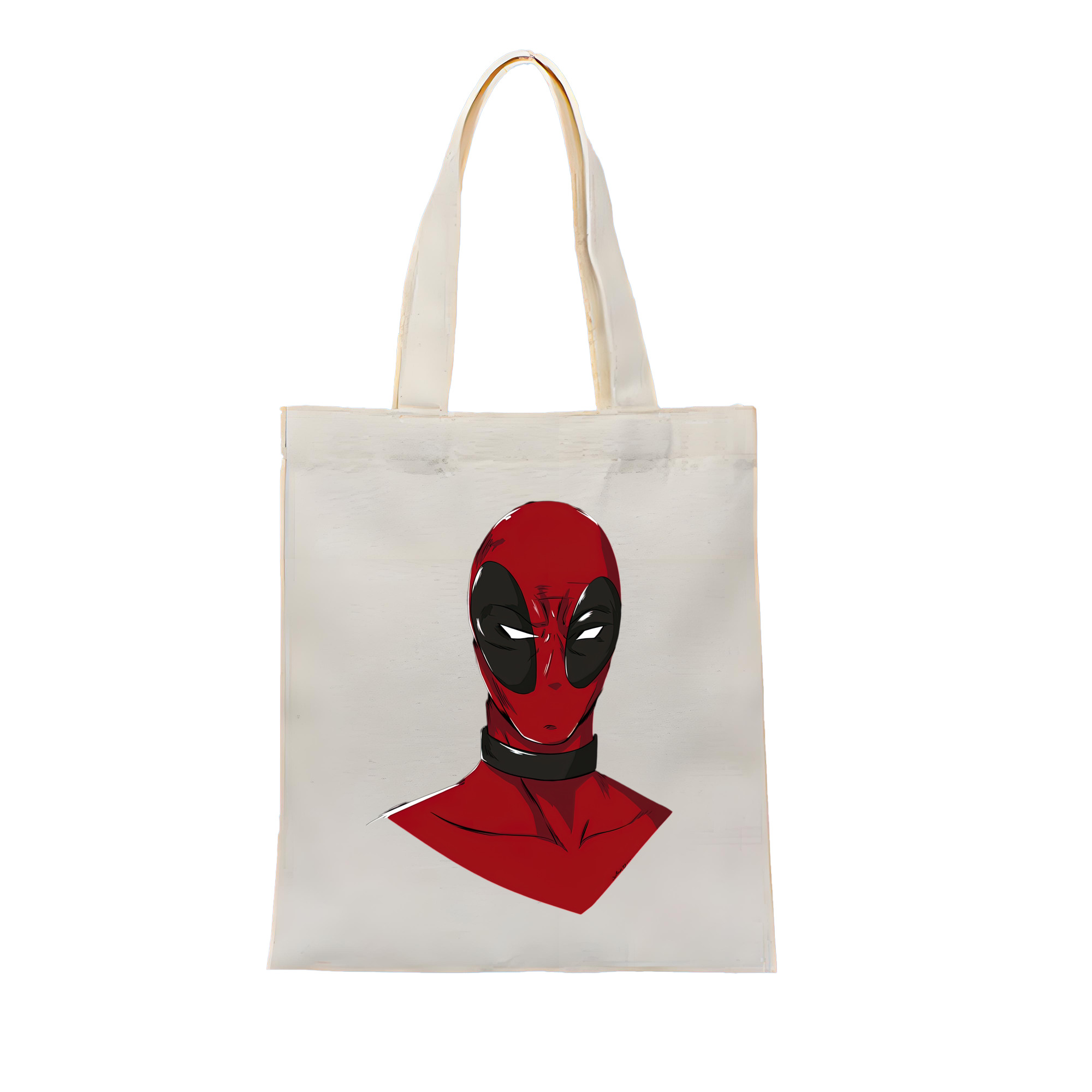 （画像用） Deadpool デッドプール 縦型キャンバス生地手提げバッグ　トートバッグ