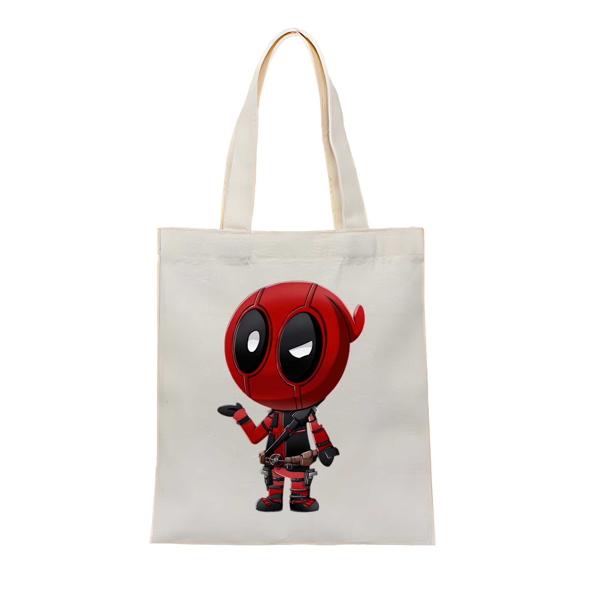 （画像用） Deadpool デッドプール 縦型キャンバス生地手提げバッグ　トートバッグ