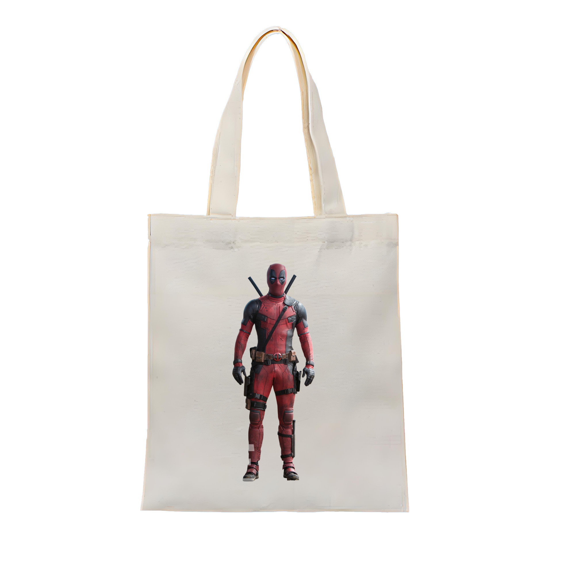 （画像用） Deadpool デッドプール 縦型キャンバス生地手提げバッグ　トートバッグ