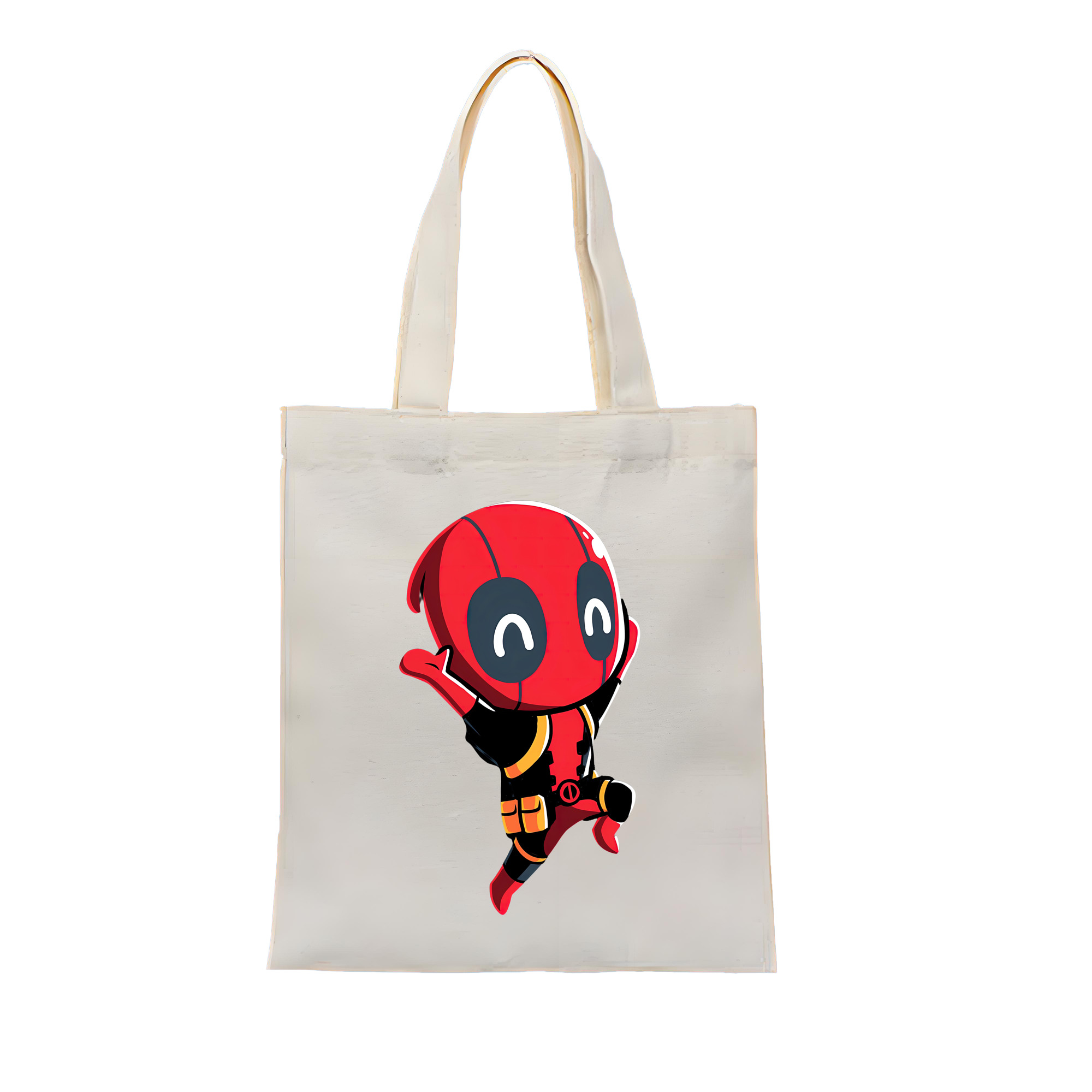 （画像用） Deadpool デッドプール 縦型キャンバス生地手提げバッグ　トートバッグ