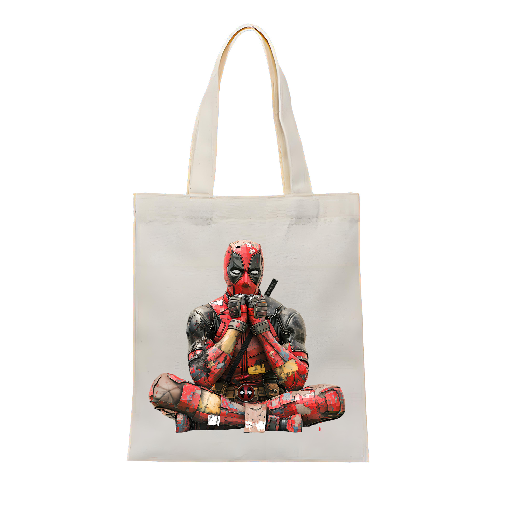（画像用） Deadpool デッドプール 縦型キャンバス生地手提げバッグ　トートバッグ