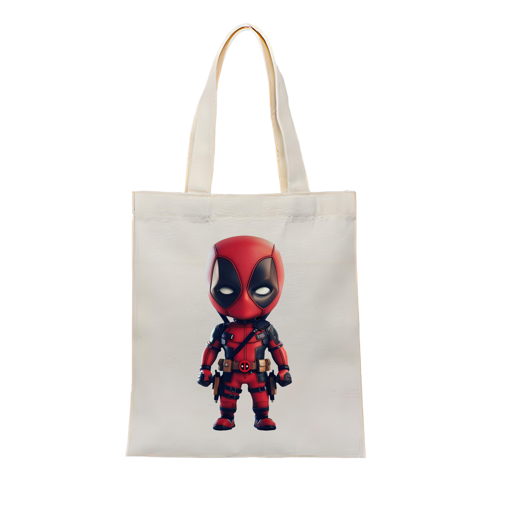 （画像用） Deadpool デッドプール 縦型キャンバス生地手提げバッグ　トートバッグ
