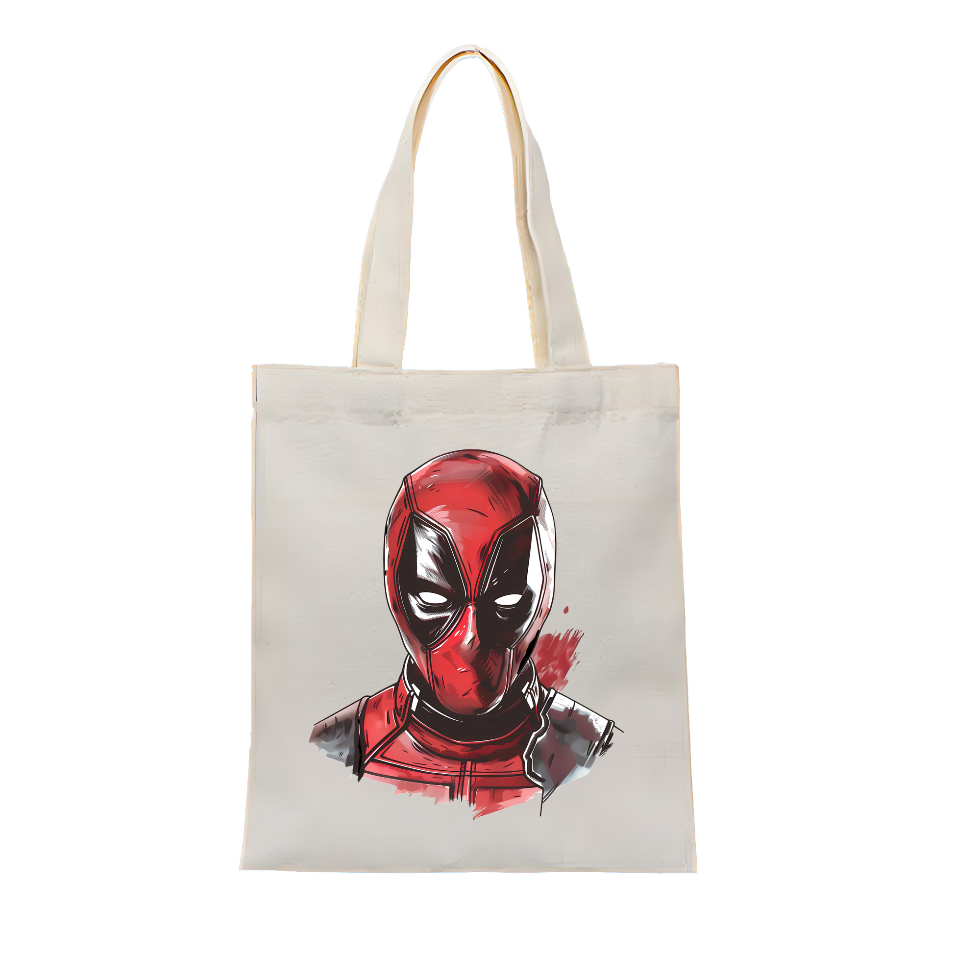 （画像用） Deadpool デッドプール 縦型キャンバス生地手提げバッグ　トートバッグ