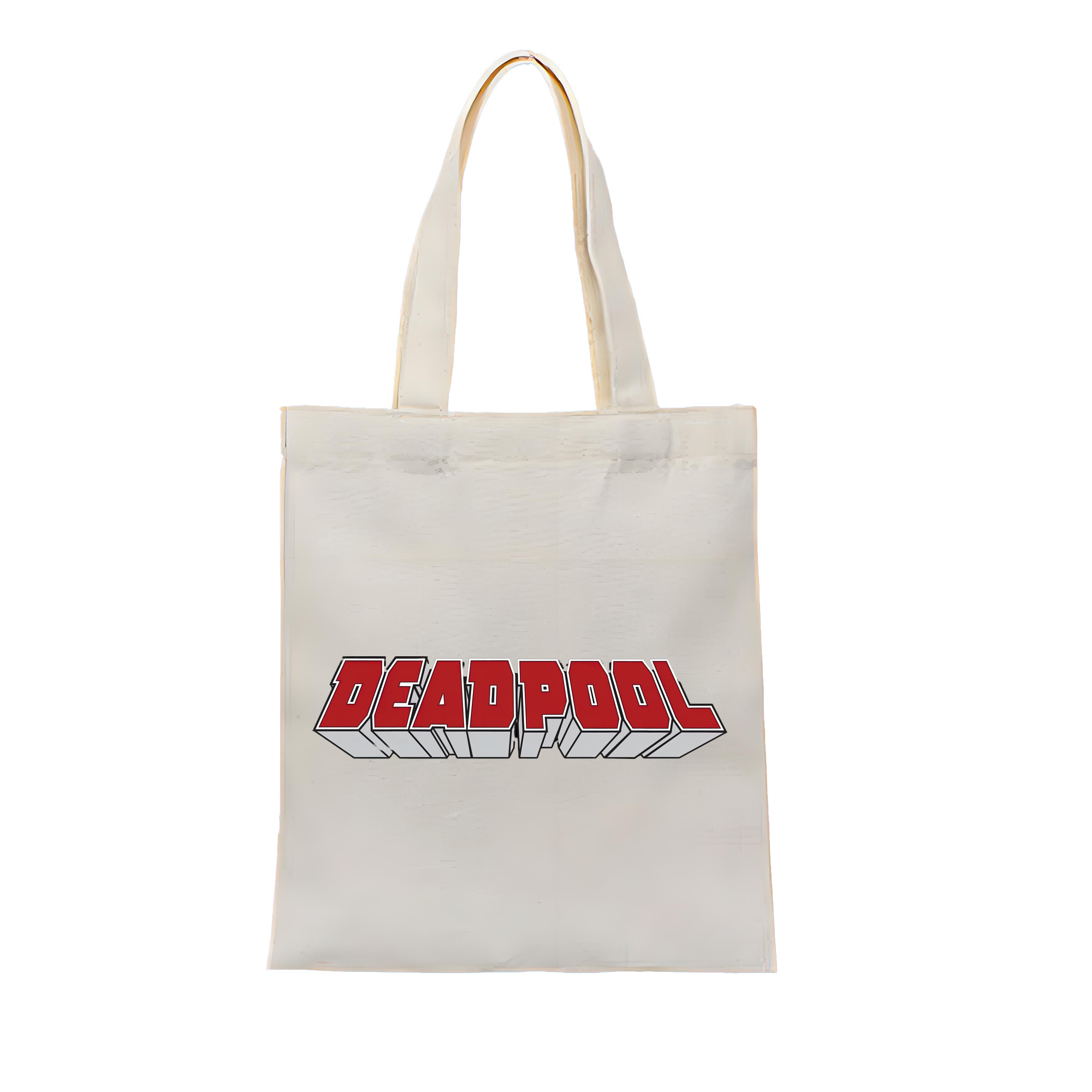（画像用） Deadpool デッドプール 縦型キャンバス生地手提げバッグ　トートバッグ