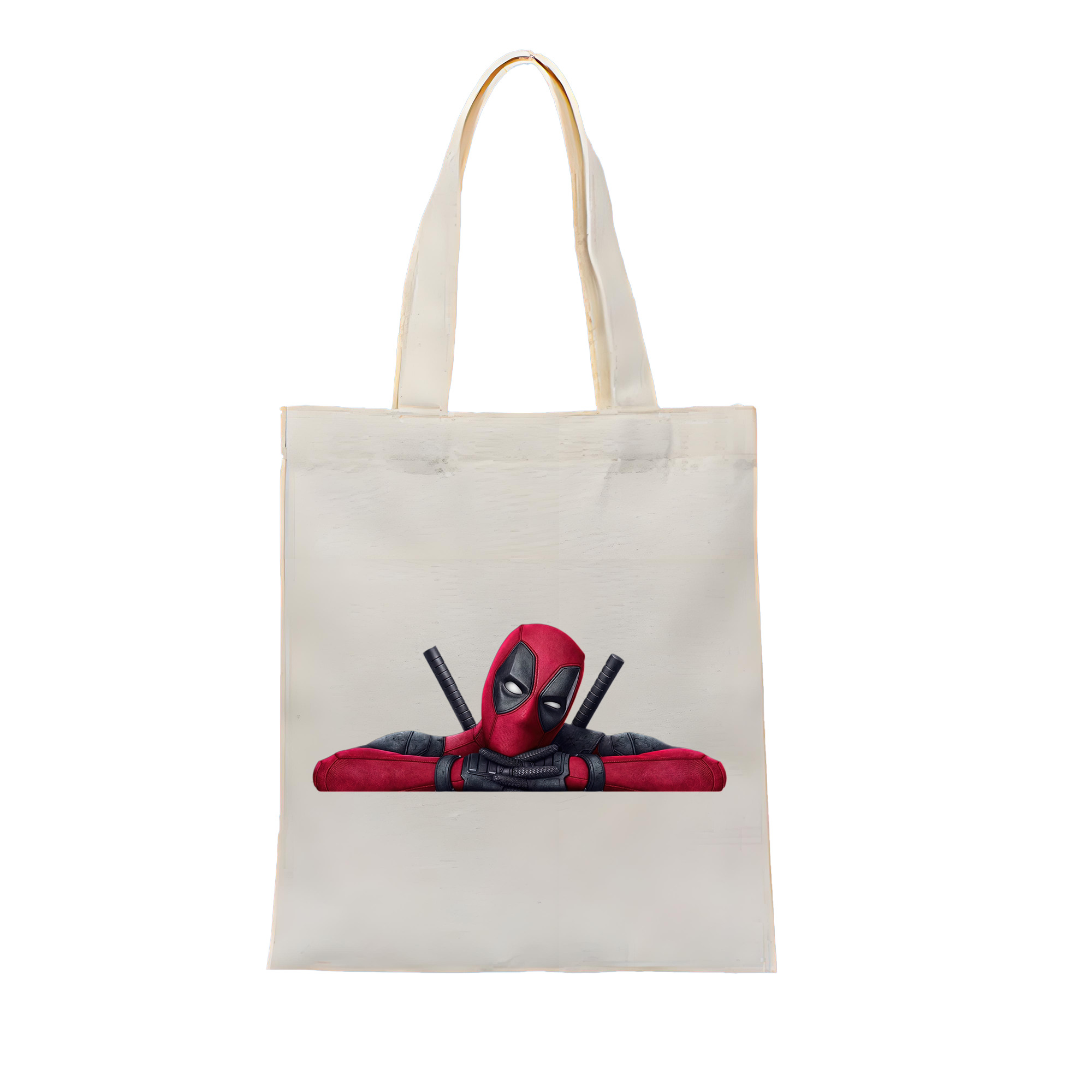 （画像用） Deadpool デッドプール 縦型キャンバス生地手提げバッグ　トートバッグ