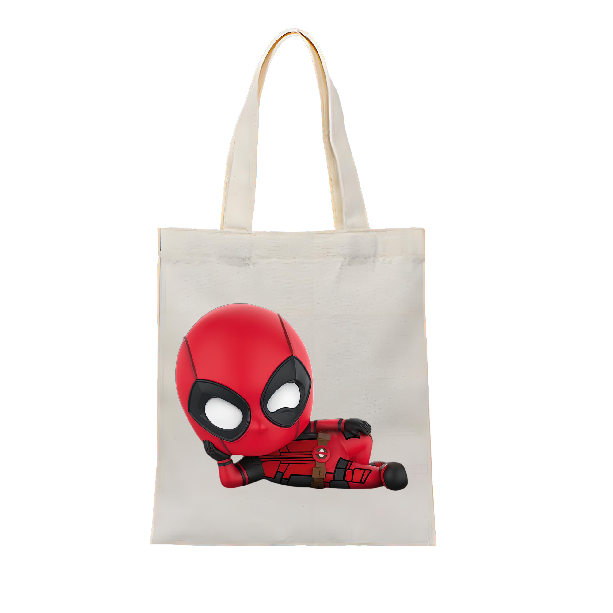 （画像用） Deadpool デッドプール 縦型キャンバス生地手提げバッグ　トートバッグ