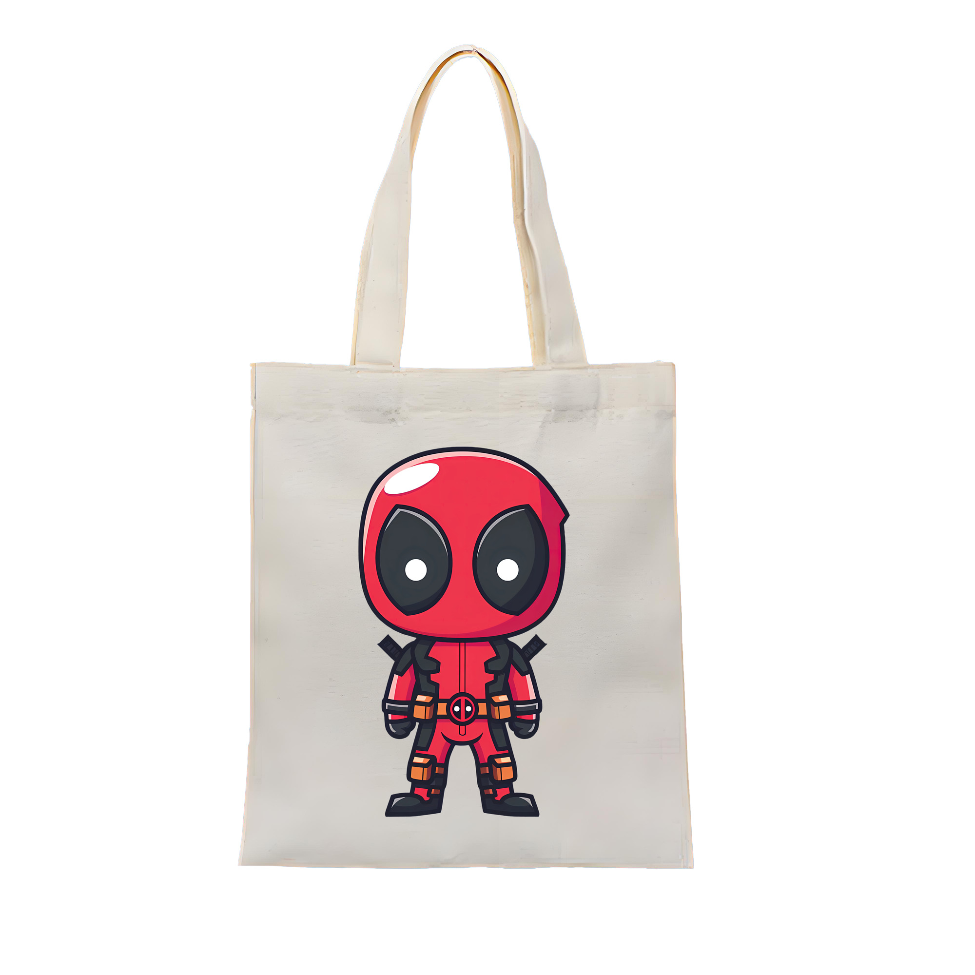 （画像用） Deadpool デッドプール 縦型キャンバス生地手提げバッグ　トートバッグ