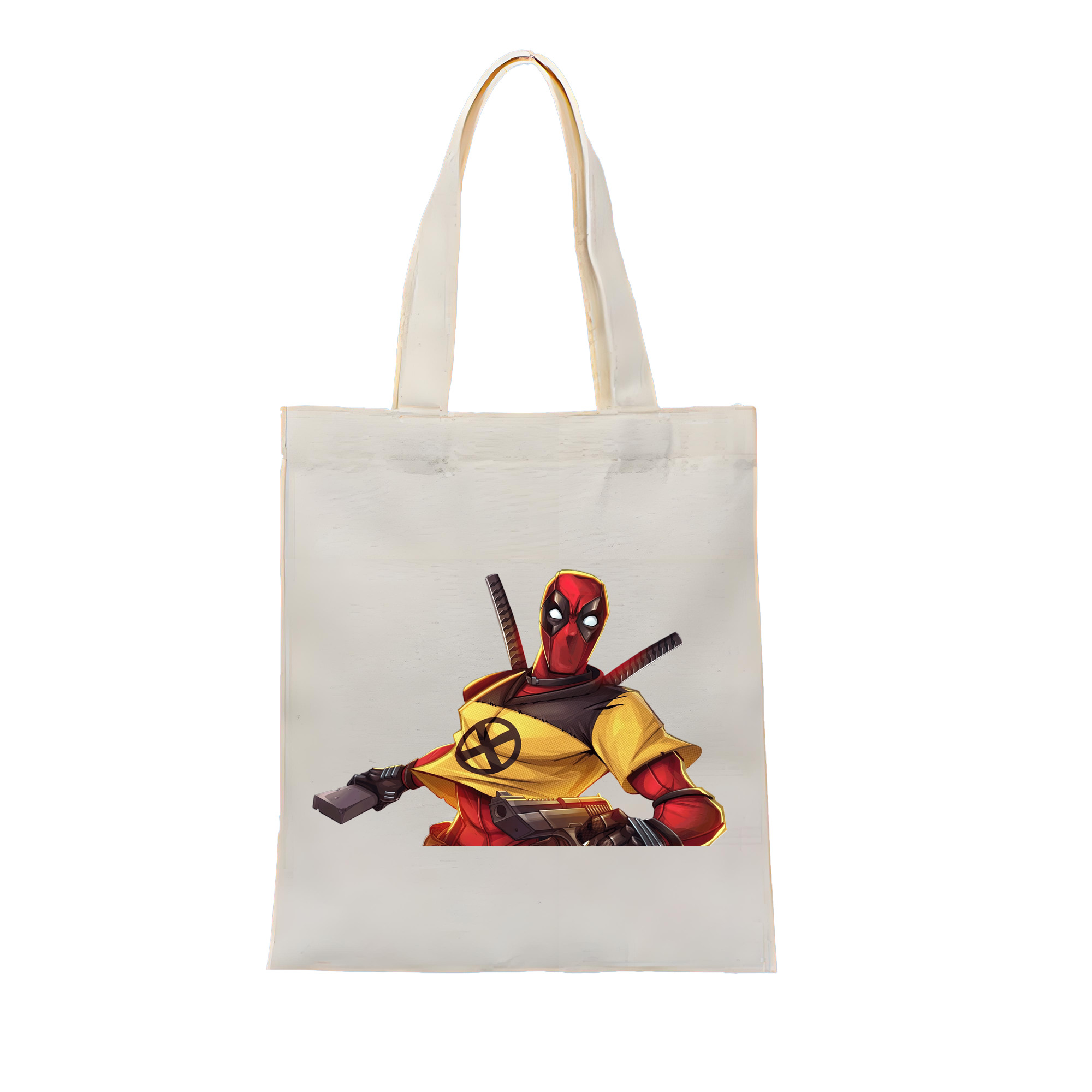 （画像用） Deadpool デッドプール 縦型キャンバス生地手提げバッグ　トートバッグ