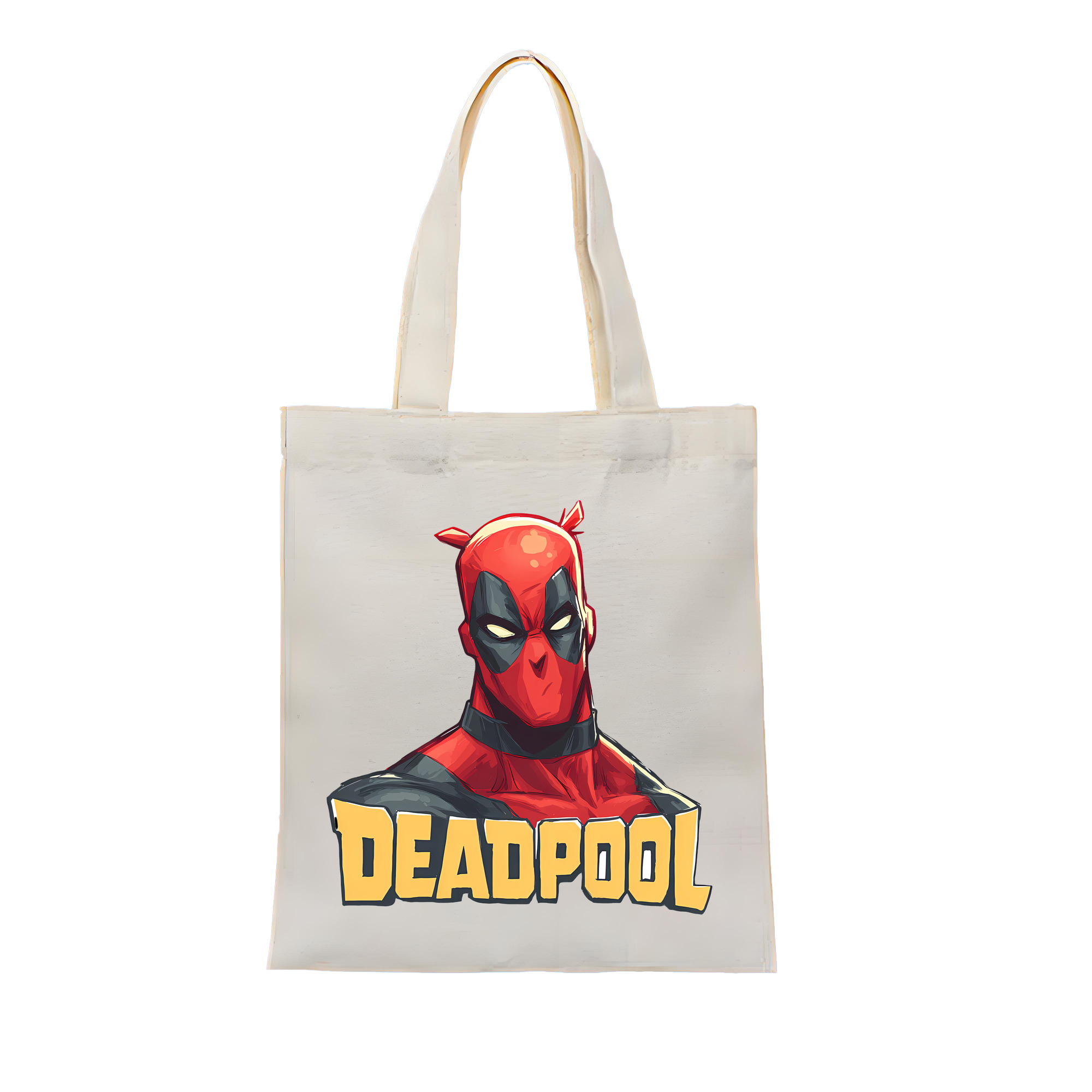 （画像用） Deadpool デッドプール 縦型キャンバス生地手提げバッグ　トートバッグ