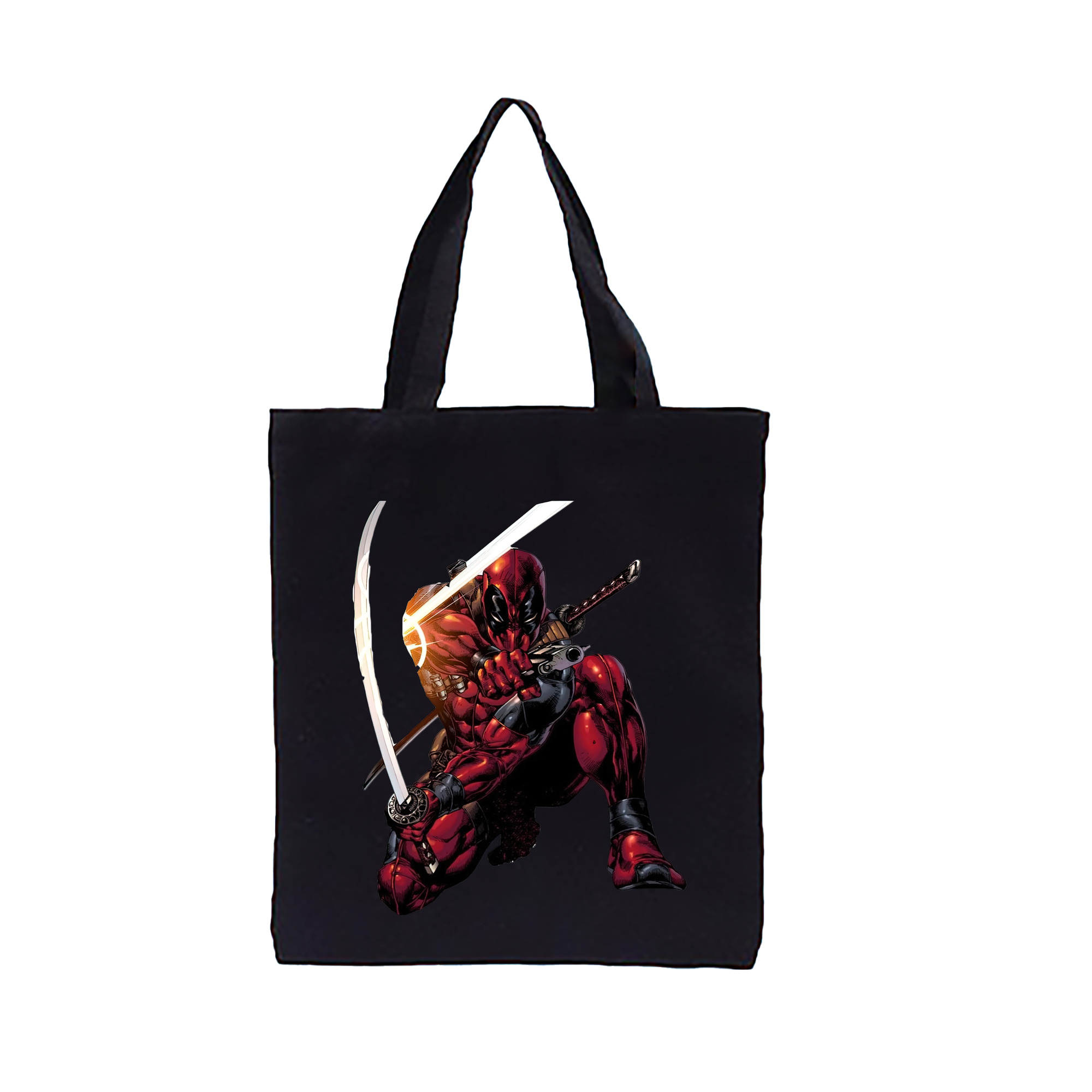 （画像用） Deadpool デッドプール 縦型キャンバス生地手提げバッグ　トートバッグ