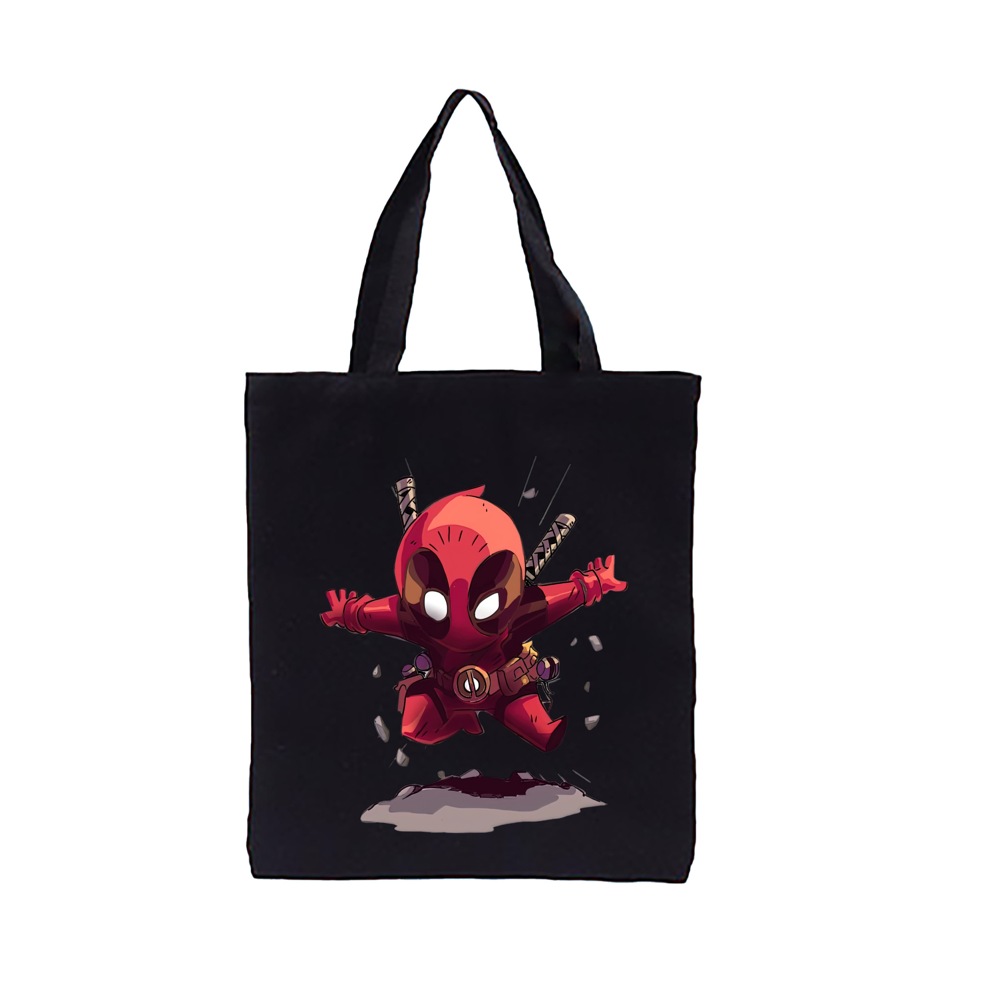 （画像用） Deadpool デッドプール 縦型キャンバス生地手提げバッグ　トートバッグ