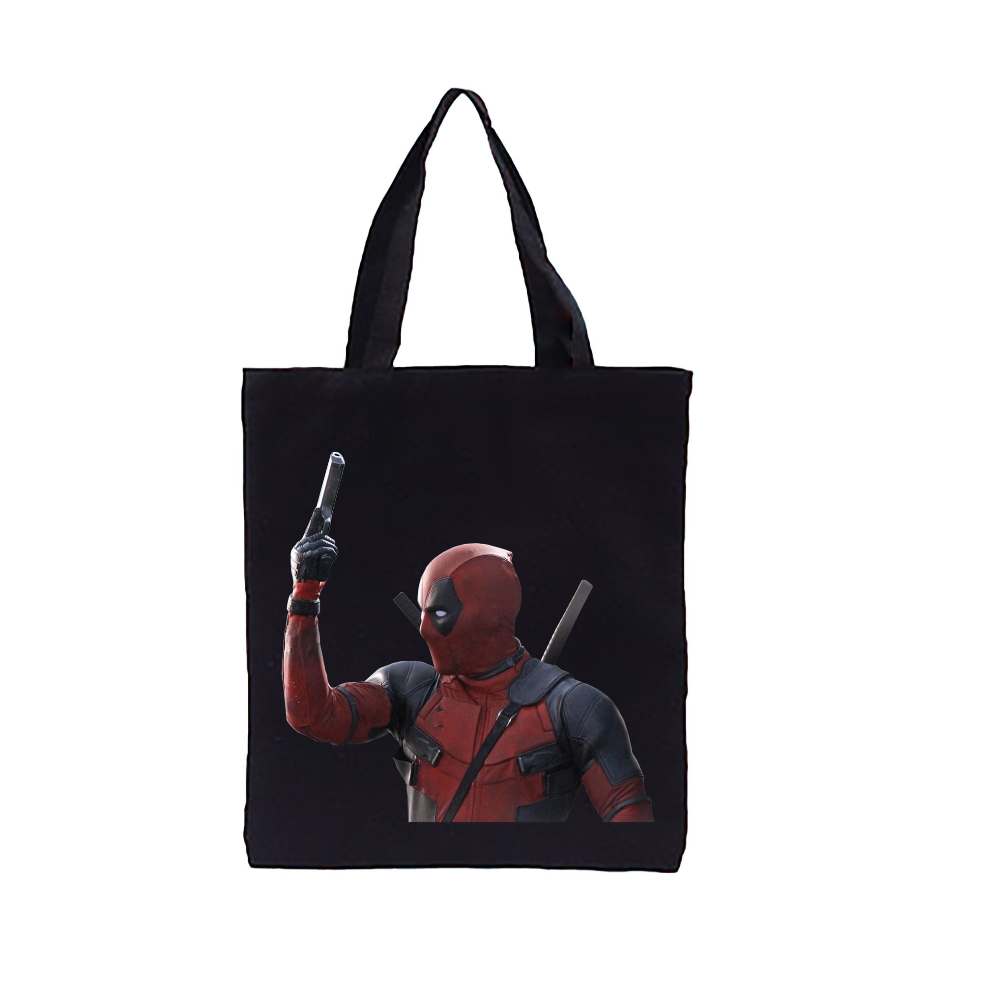 （画像用） Deadpool デッドプール 縦型キャンバス生地手提げバッグ　トートバッグ