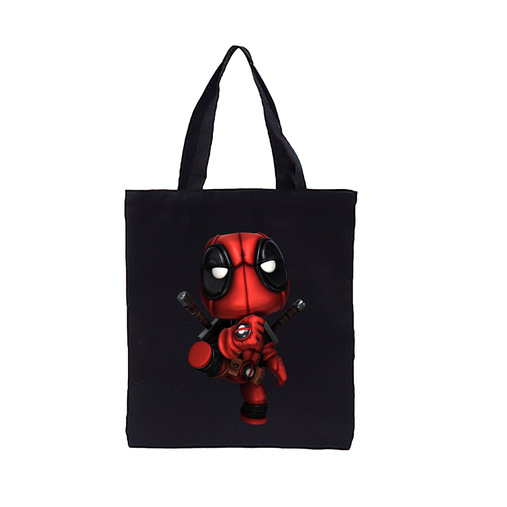 （画像用） Deadpool デッドプール 縦型キャンバス生地手提げバッグ　トートバッグ