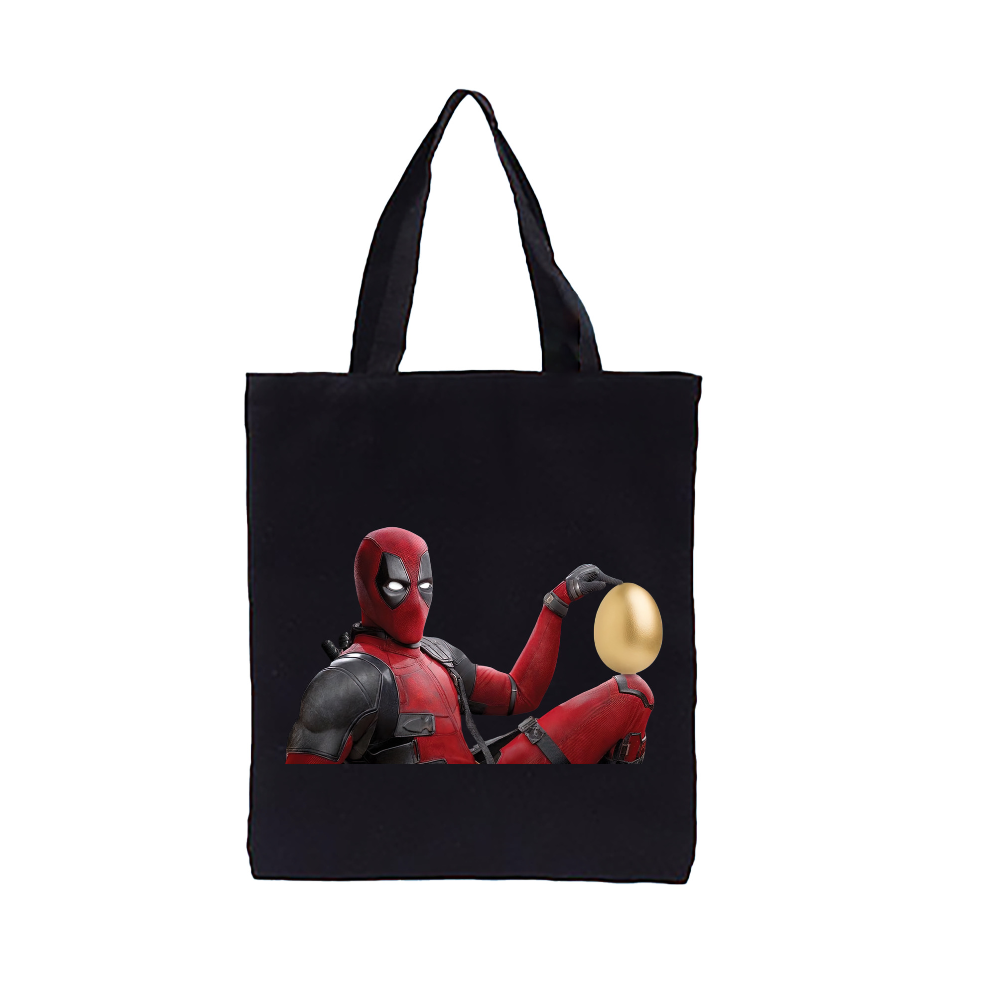 （画像用） Deadpool デッドプール 縦型キャンバス生地手提げバッグ　トートバッグ