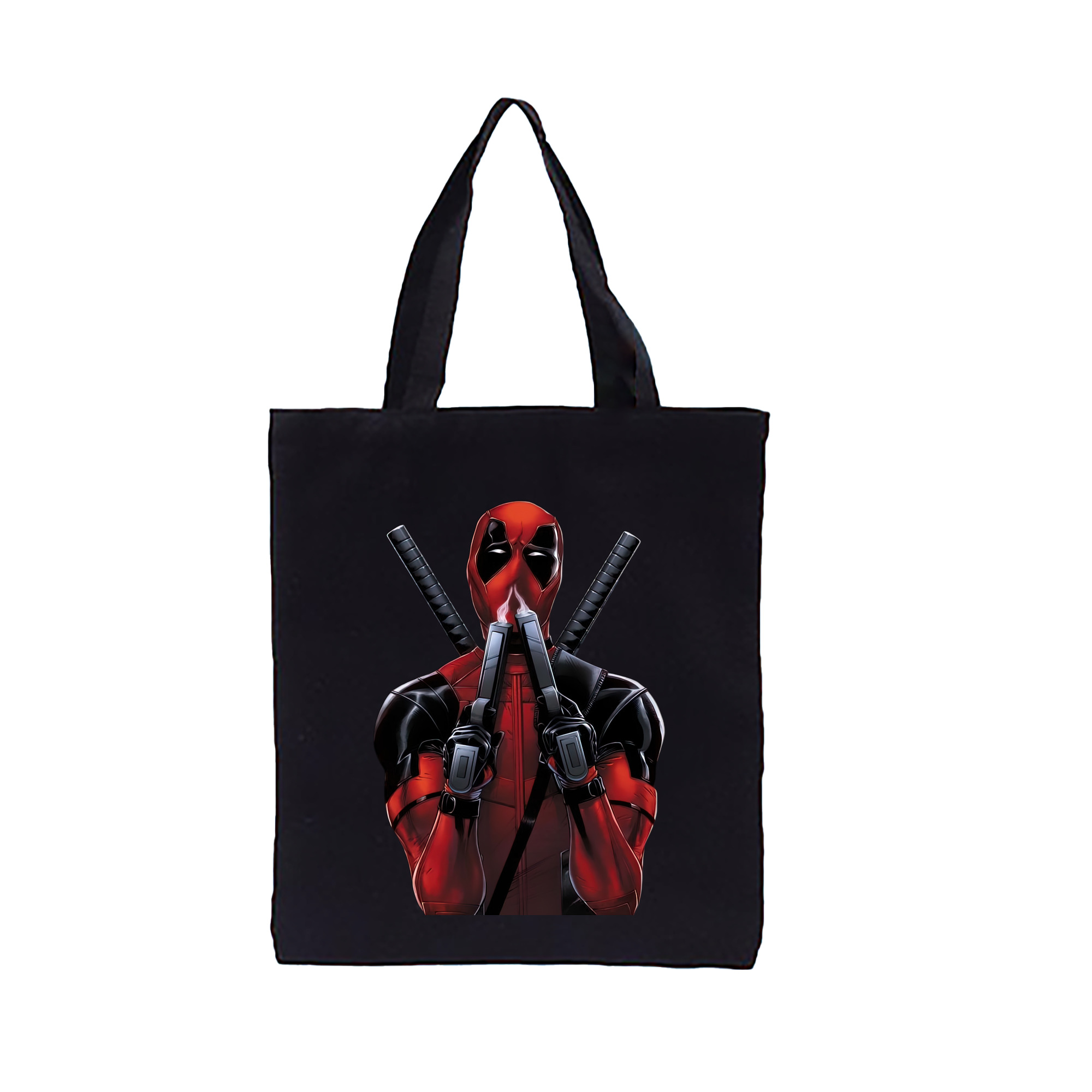 （画像用） Deadpool デッドプール 縦型キャンバス生地手提げバッグ　トートバッグ