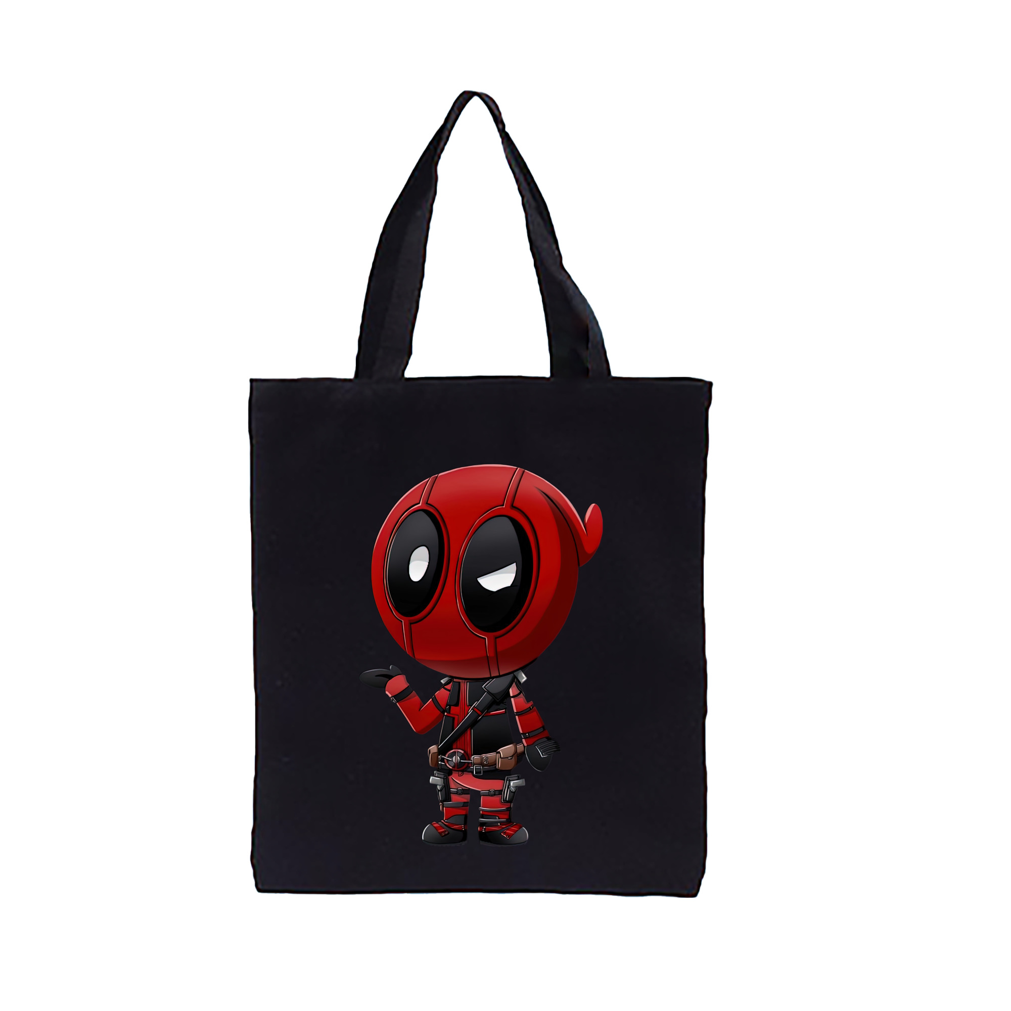 （画像用） Deadpool デッドプール 縦型キャンバス生地手提げバッグ　トートバッグ