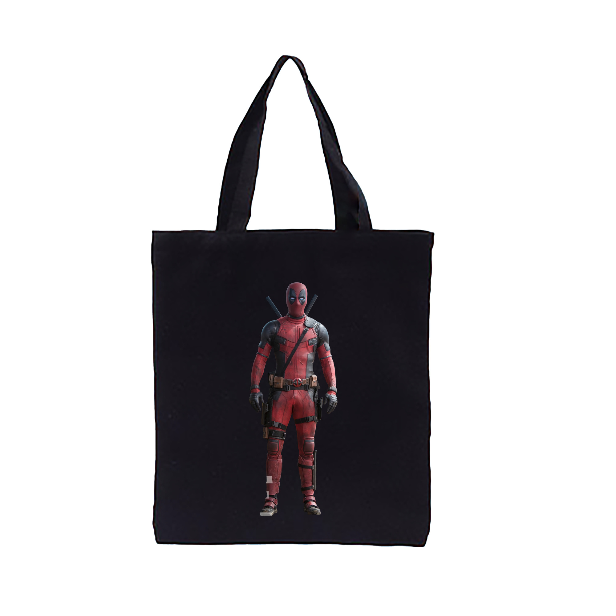 （画像用） Deadpool デッドプール 縦型キャンバス生地手提げバッグ　トートバッグ