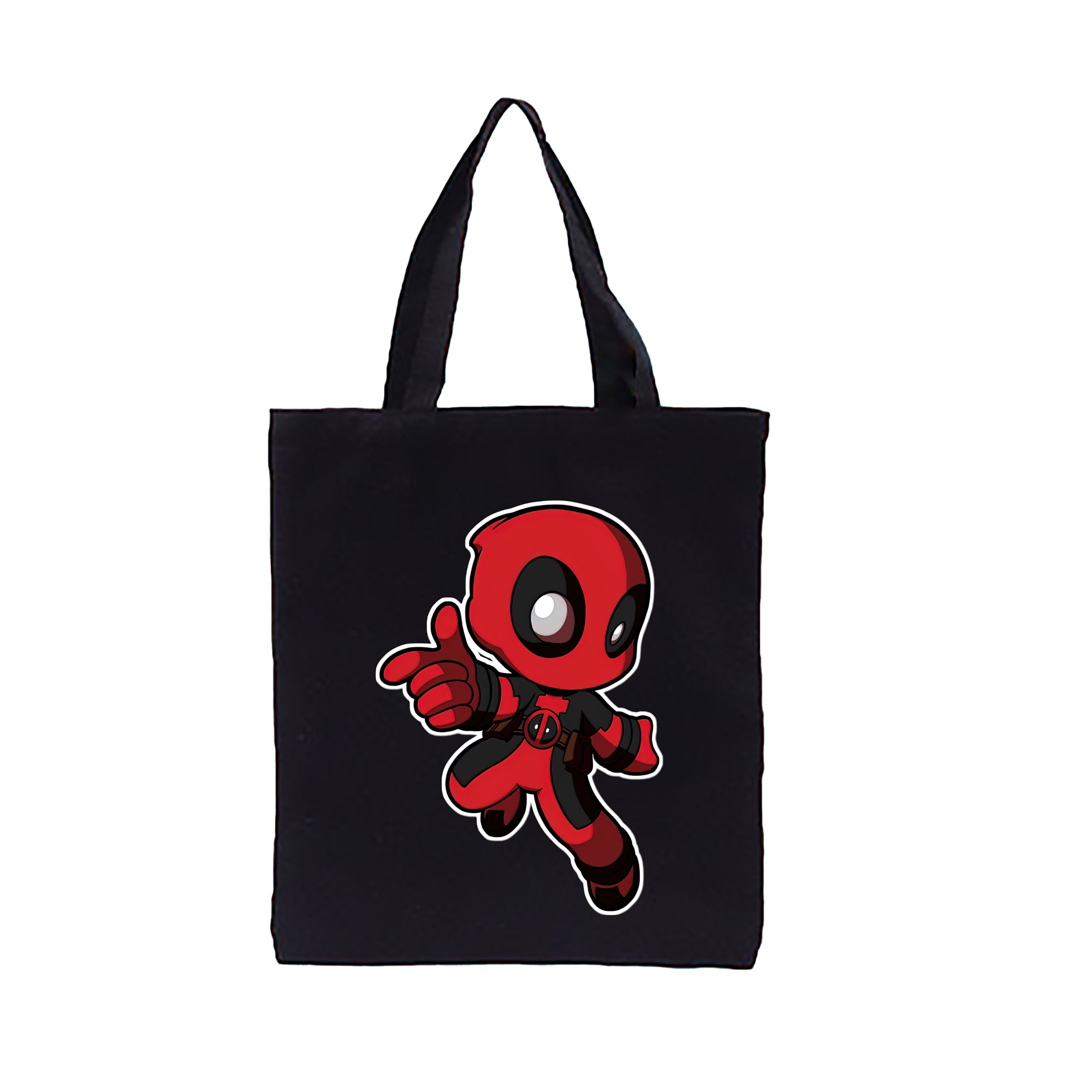 （画像用） Deadpool デッドプール 縦型キャンバス生地手提げバッグ　トートバッグ