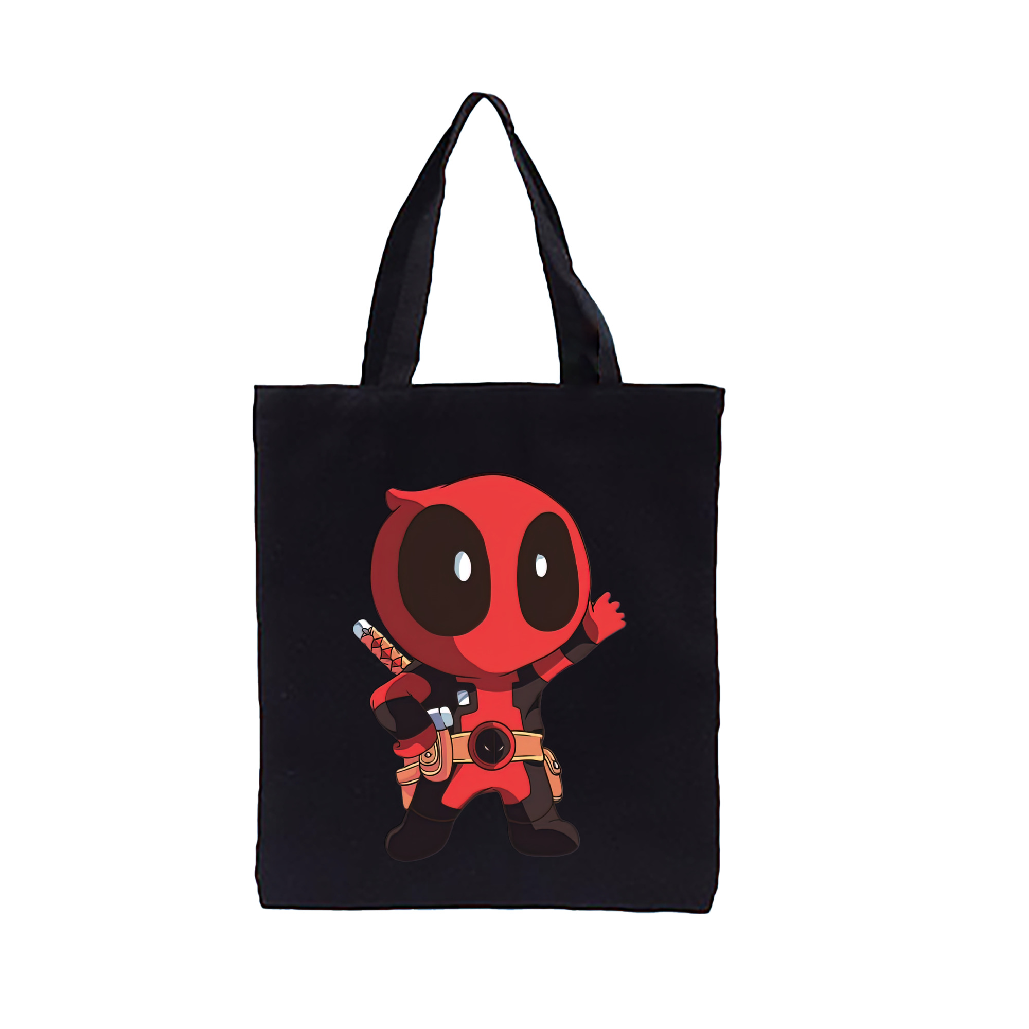 （画像用） Deadpool デッドプール 縦型キャンバス生地手提げバッグ　トートバッグ
