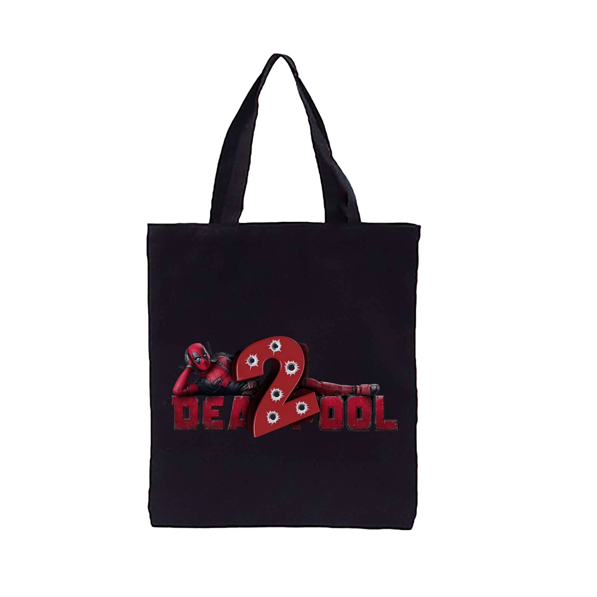 （画像用） Deadpool デッドプール 縦型キャンバス生地手提げバッグ　トートバッグ