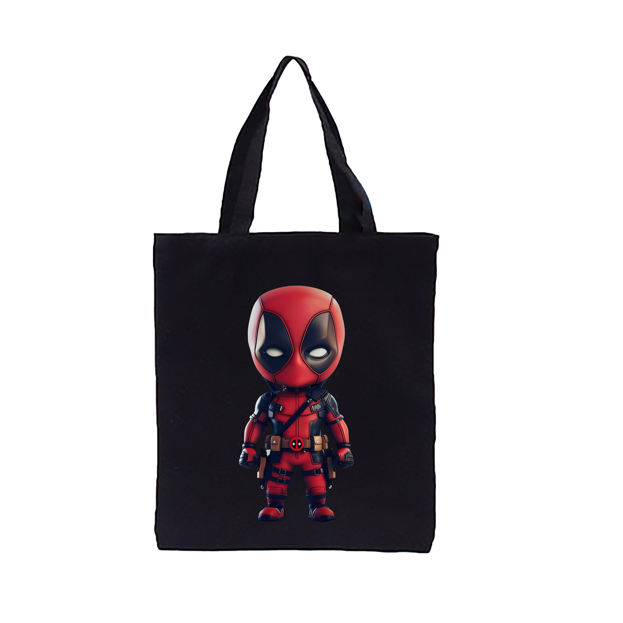（画像用） Deadpool デッドプール 縦型キャンバス生地手提げバッグ　トートバッグ