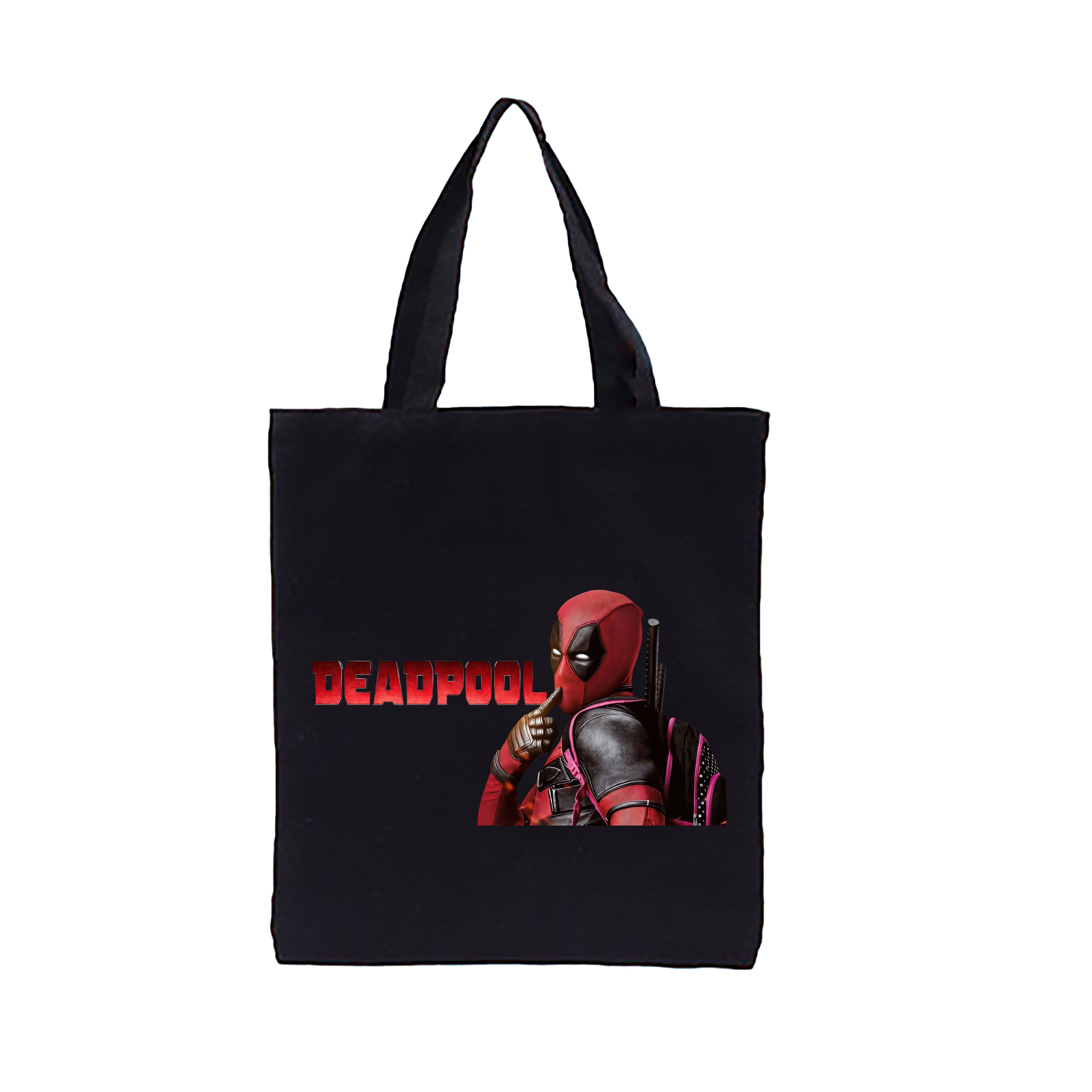 （画像用） Deadpool デッドプール 縦型キャンバス生地手提げバッグ　トートバッグ