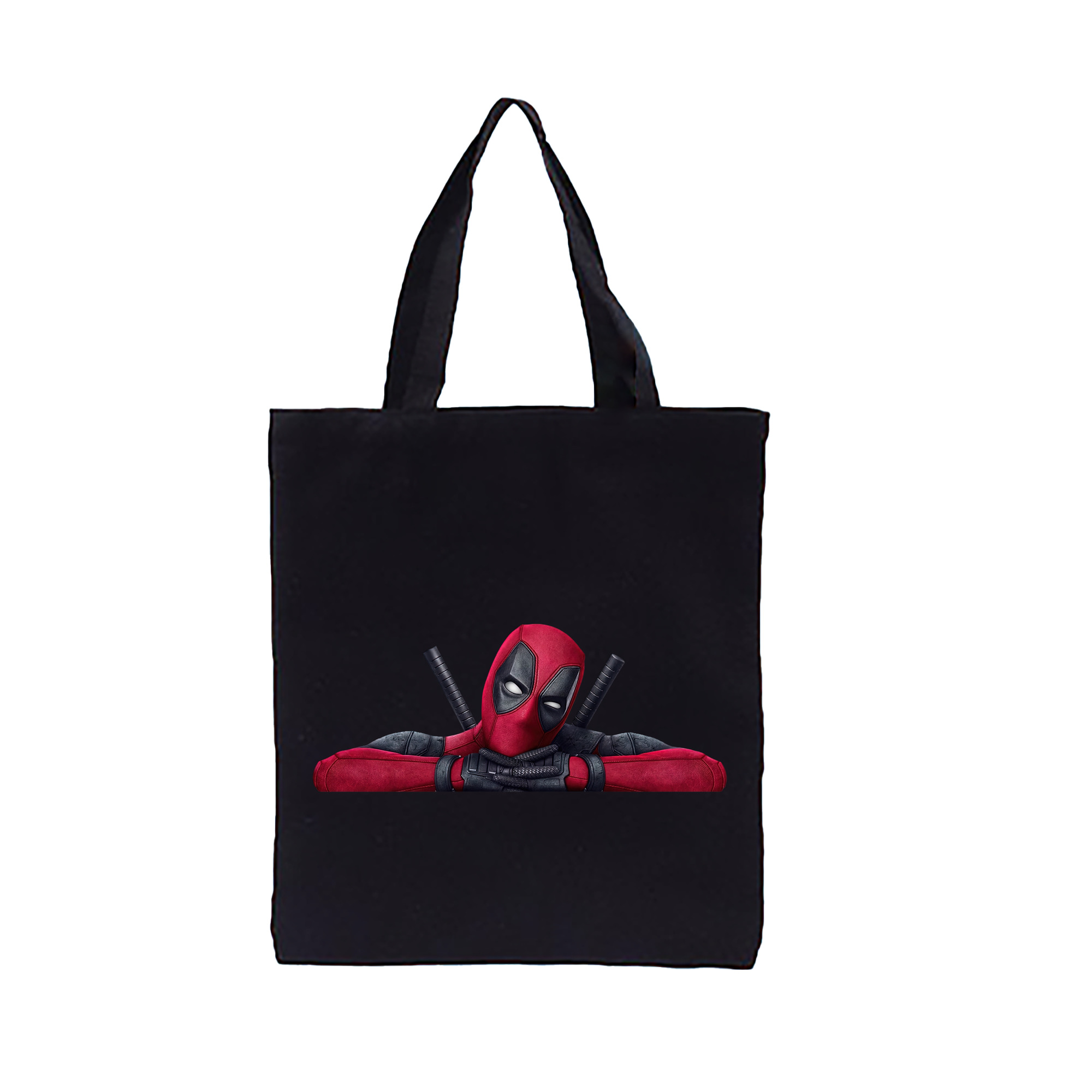 （画像用） Deadpool デッドプール 縦型キャンバス生地手提げバッグ　トートバッグ