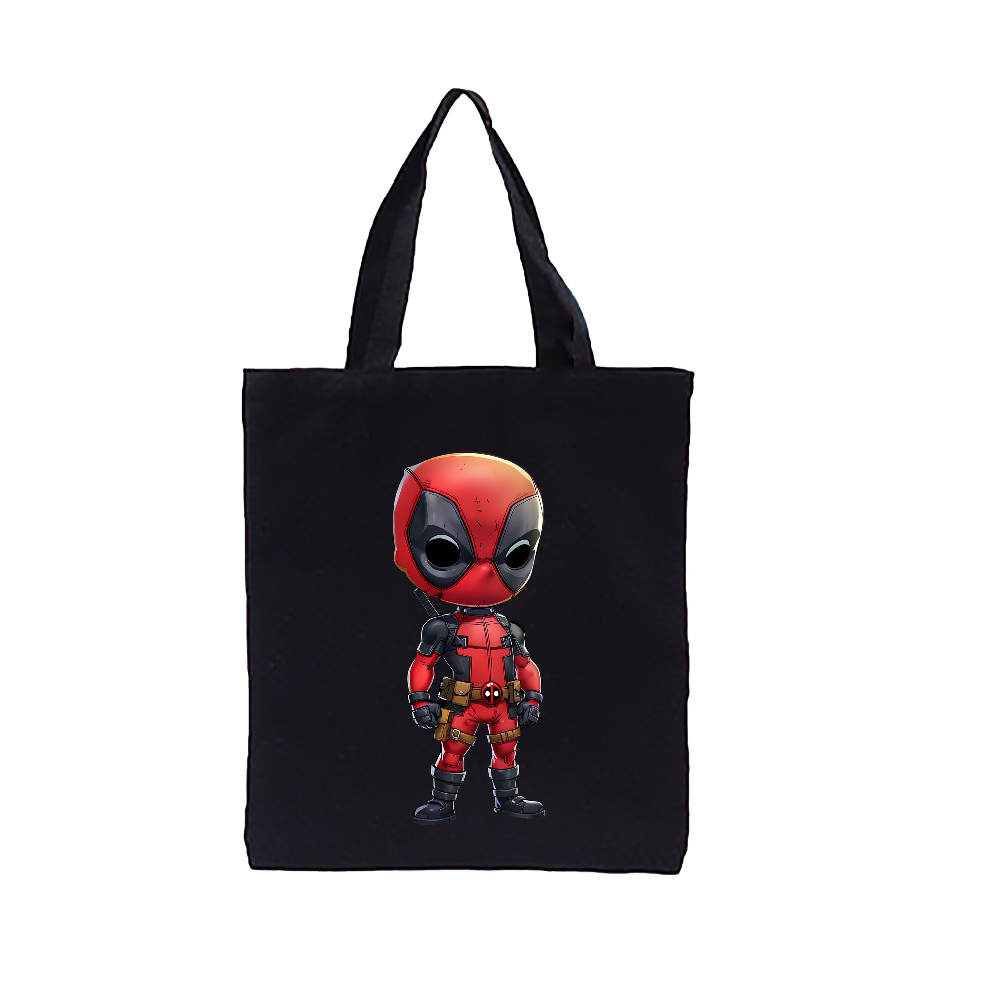 （画像用） Deadpool デッドプール 縦型キャンバス生地手提げバッグ　トートバッグ
