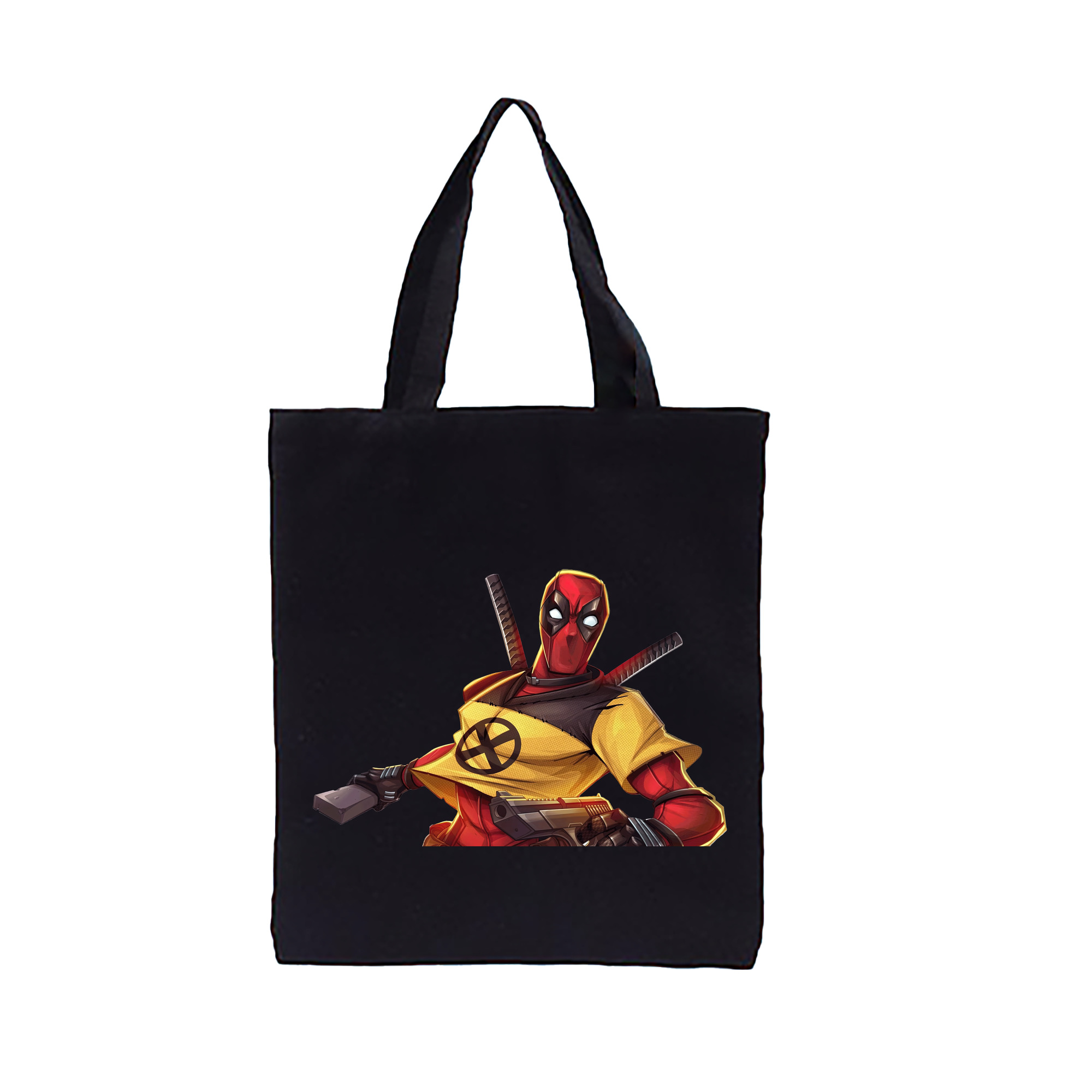 （画像用） Deadpool デッドプール 縦型キャンバス生地手提げバッグ　トートバッグ