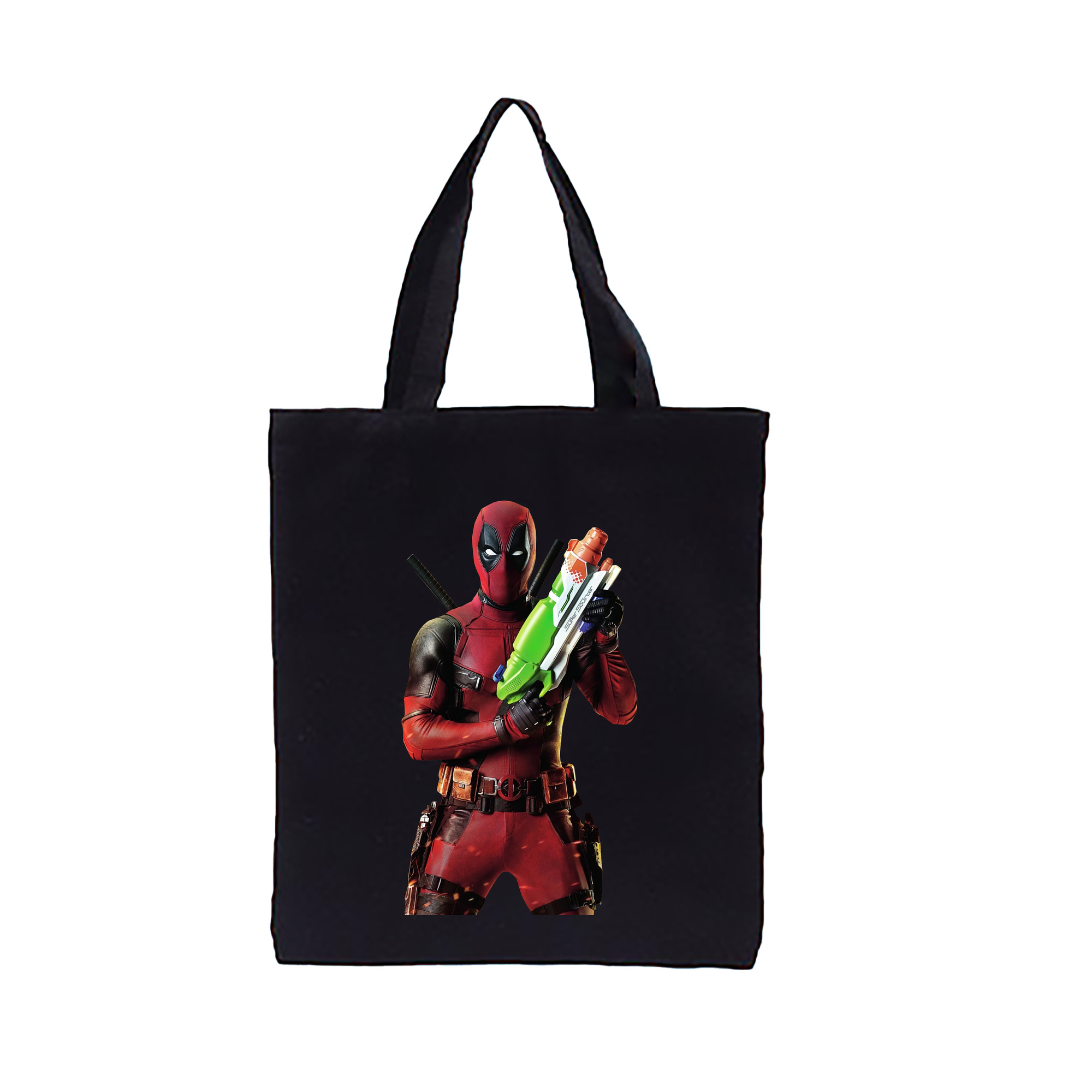 （画像用） Deadpool デッドプール 縦型キャンバス生地手提げバッグ　トートバッグ