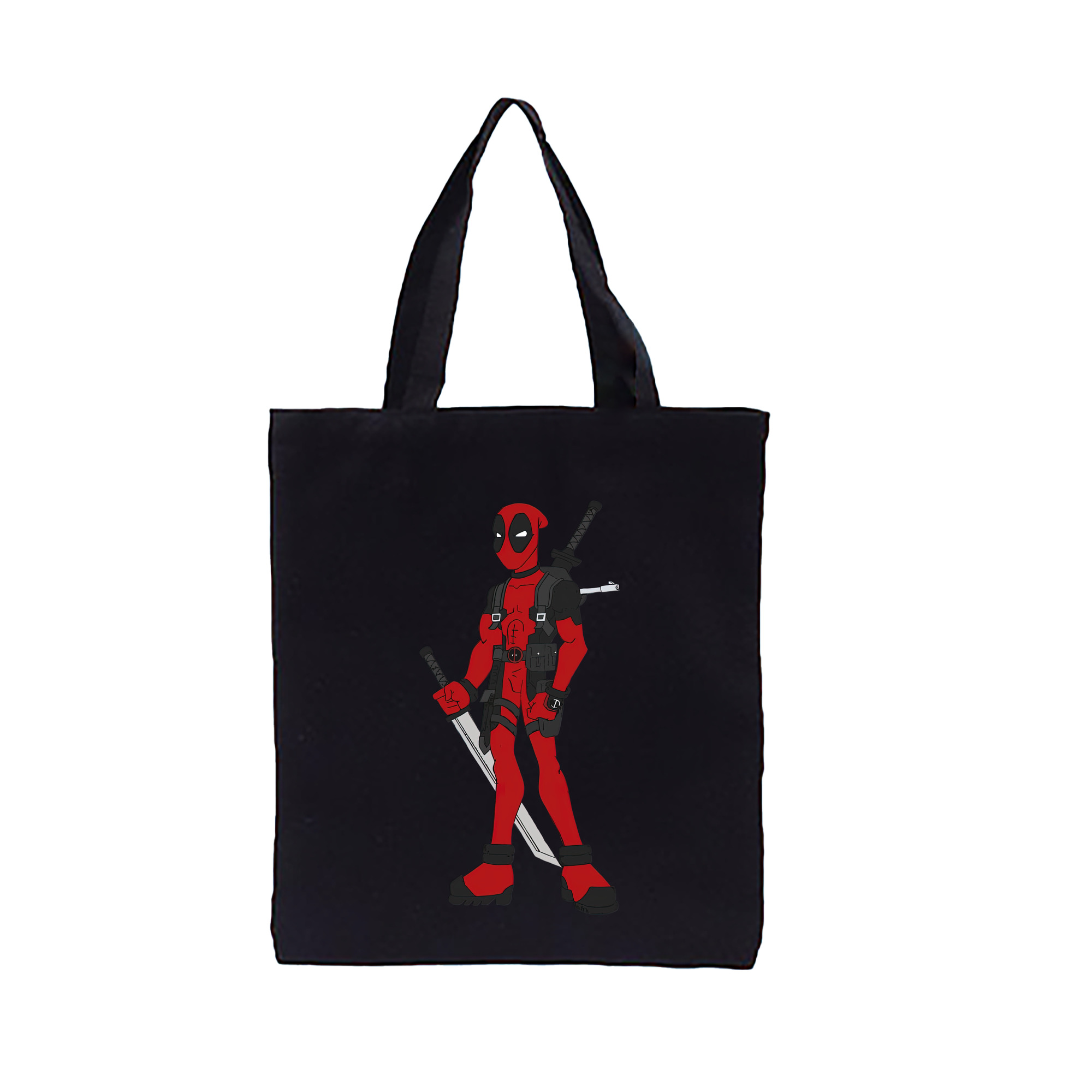 （画像用） Deadpool デッドプール 縦型キャンバス生地手提げバッグ　トートバッグ