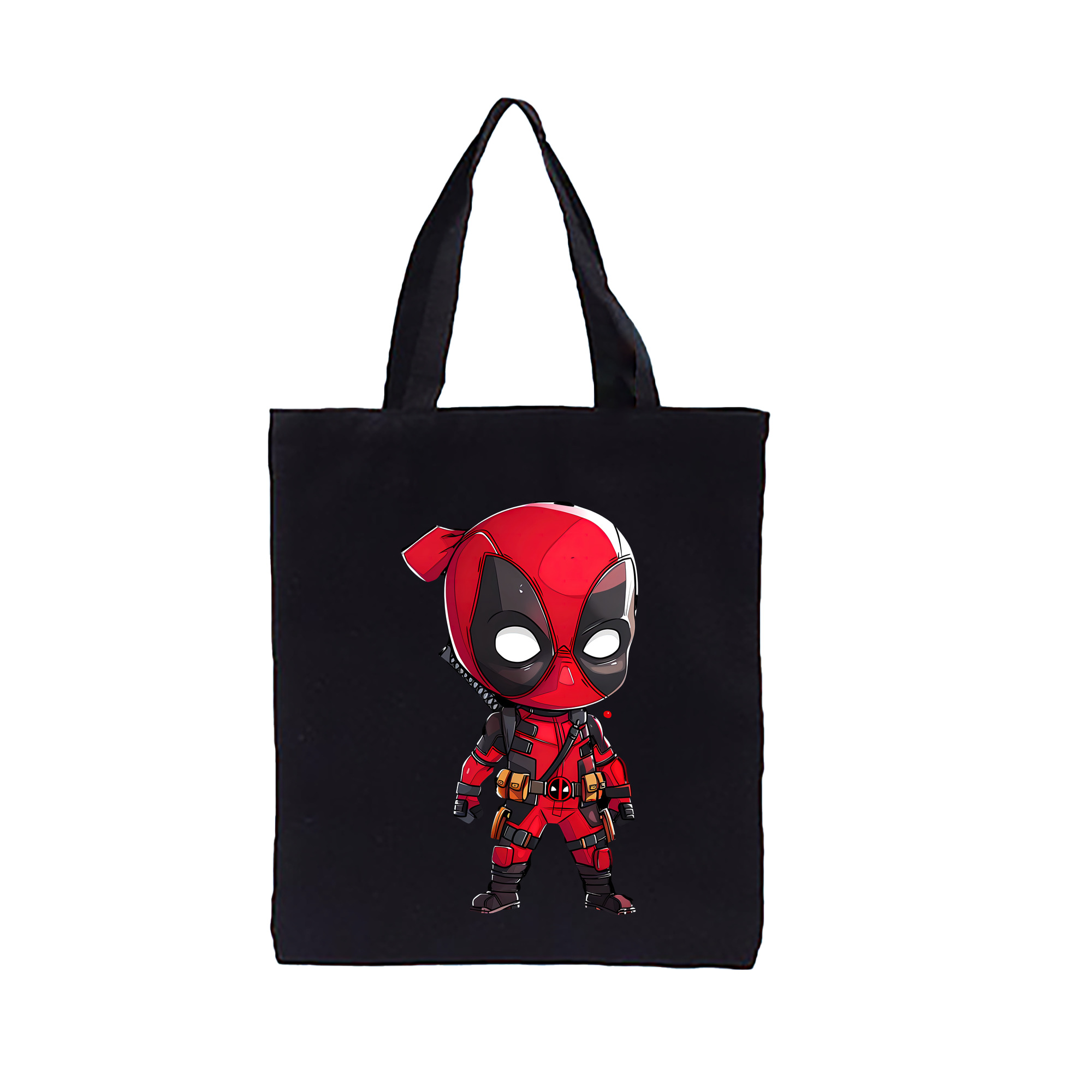 （画像用） Deadpool デッドプール 縦型キャンバス生地手提げバッグ　トートバッグ