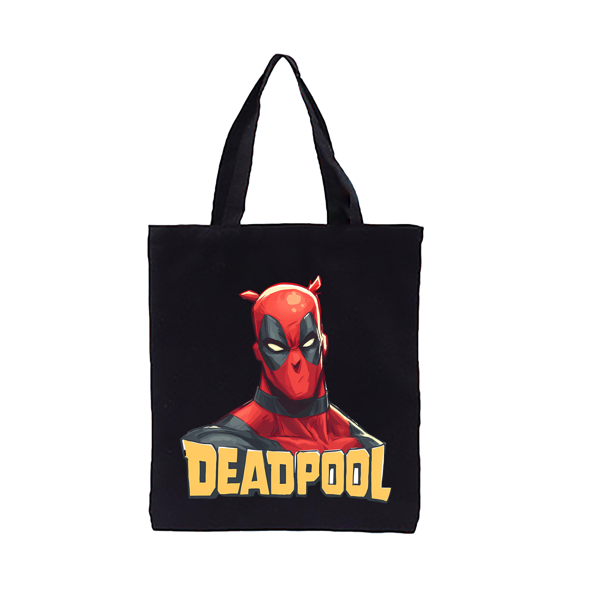 （画像用） Deadpool デッドプール 縦型キャンバス生地手提げバッグ　トートバッグ