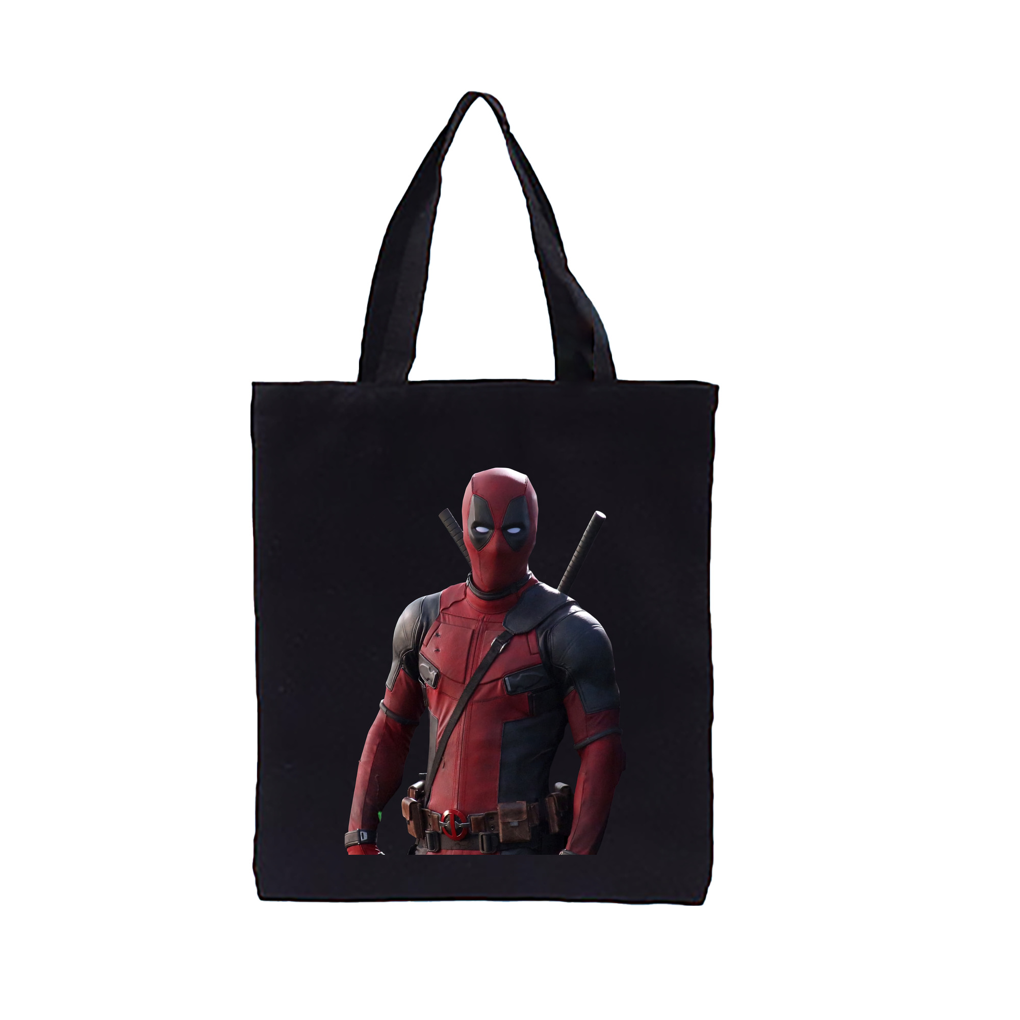 （画像用） Deadpool デッドプール 縦型キャンバス生地手提げバッグ　トートバッグ
