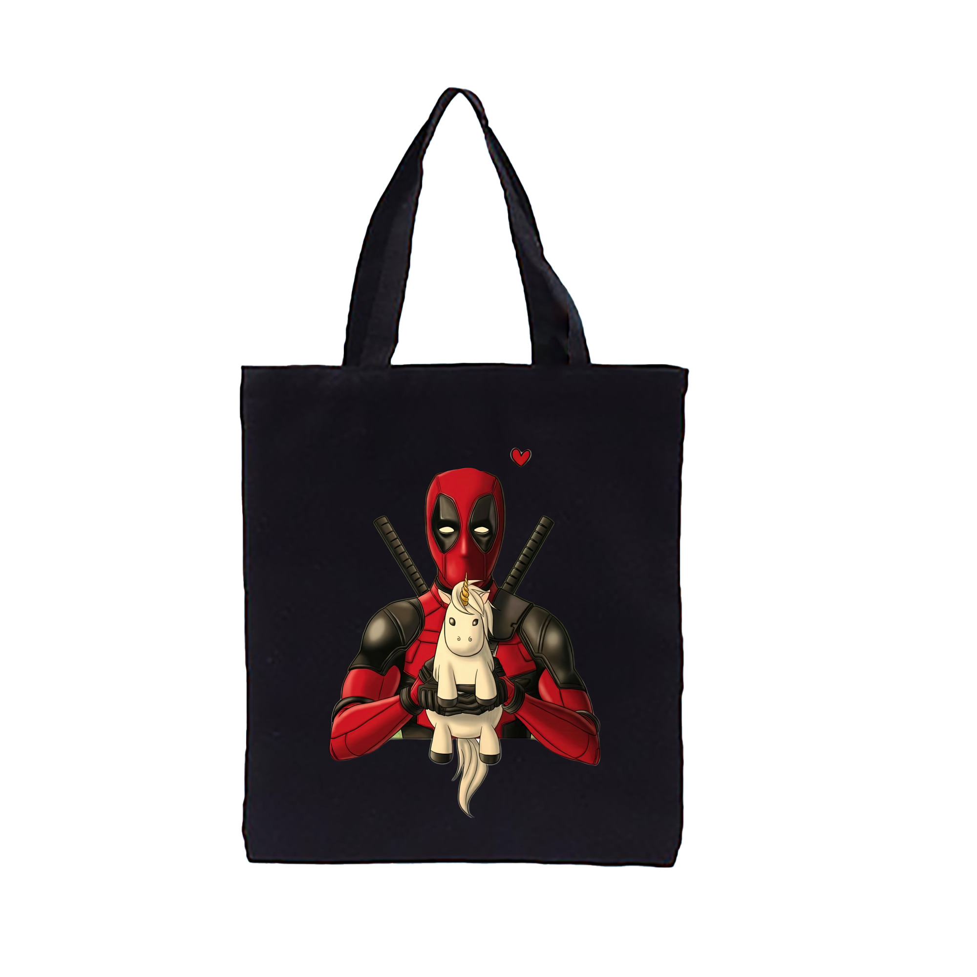 （画像用） Deadpool デッドプール 縦型キャンバス生地手提げバッグ　トートバッグ
