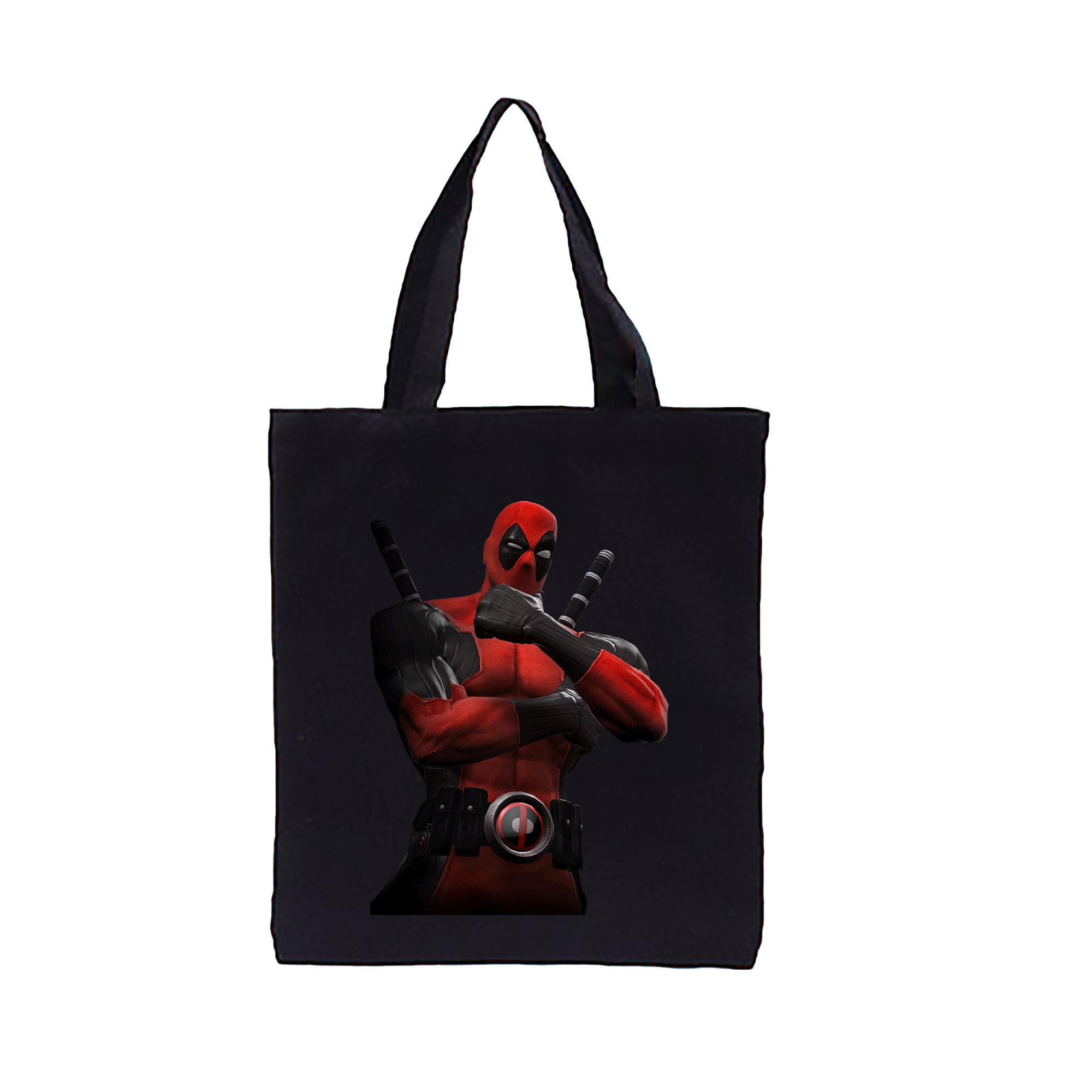 （画像用） Deadpool デッドプール 縦型キャンバス生地手提げバッグ　トートバッグ