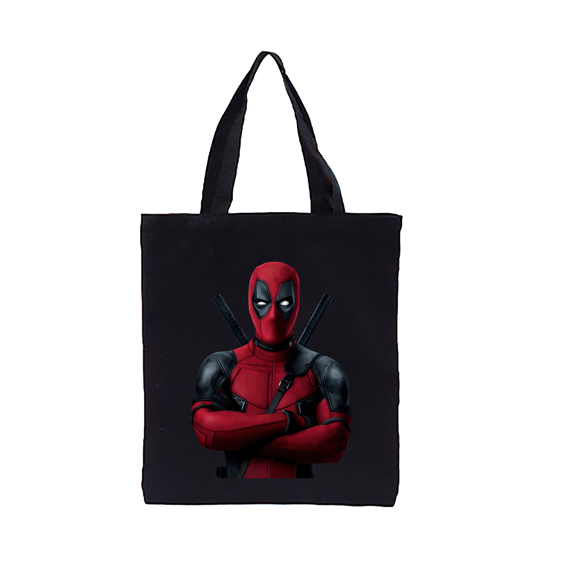 （画像用） Deadpool デッドプール 縦型キャンバス生地手提げバッグ　トートバッグ