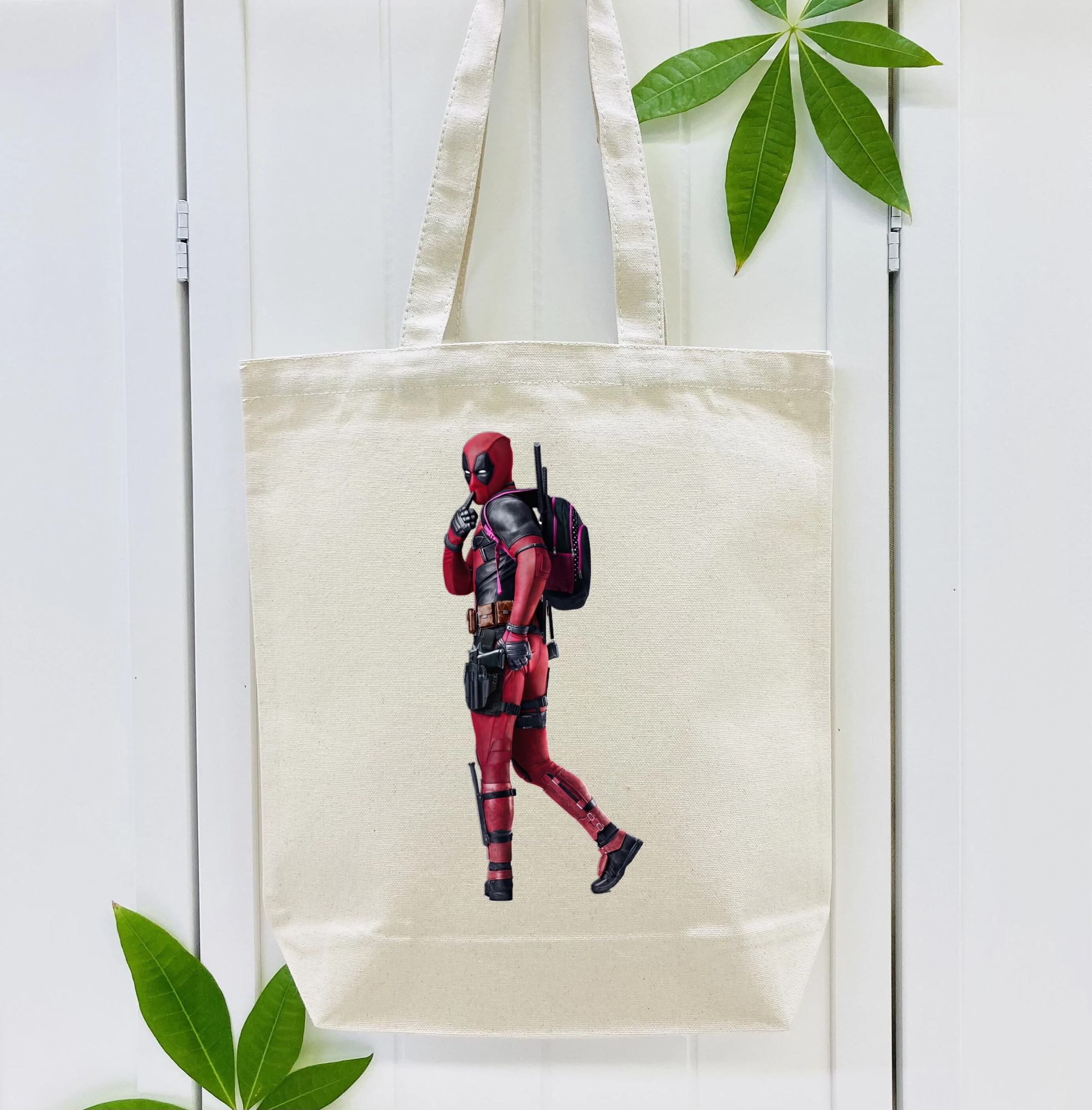 Deadpool デッドプール 縦型キャンバス生地手提げバッグ　トートバッグ