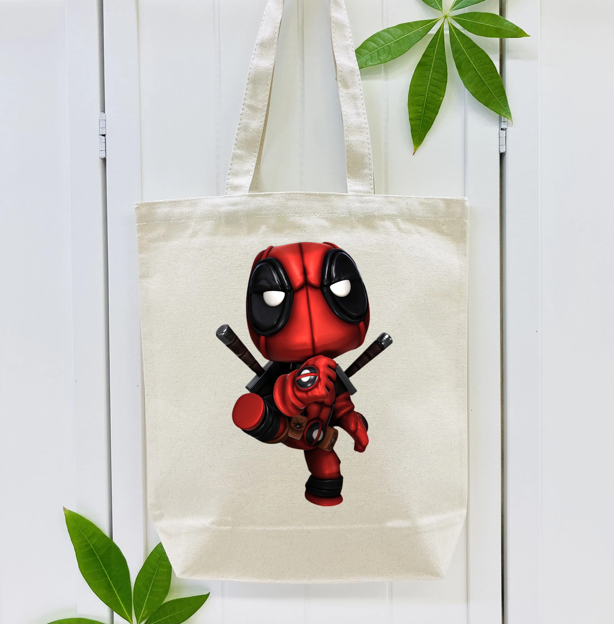 Deadpool デッドプール 縦型キャンバス生地手提げバッグ　トートバッグ