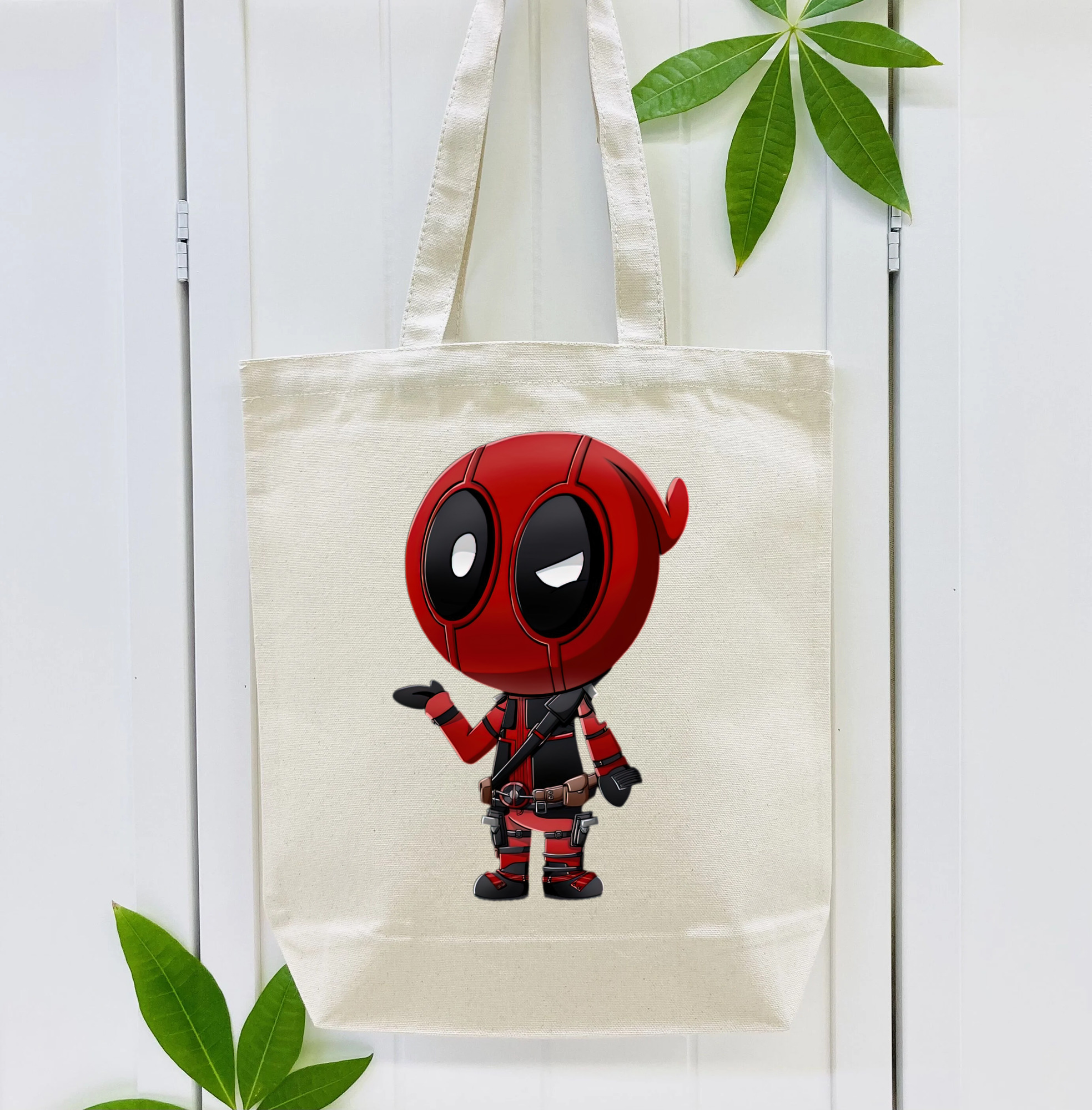 Deadpool デッドプール 縦型キャンバス生地手提げバッグ　トートバッグ