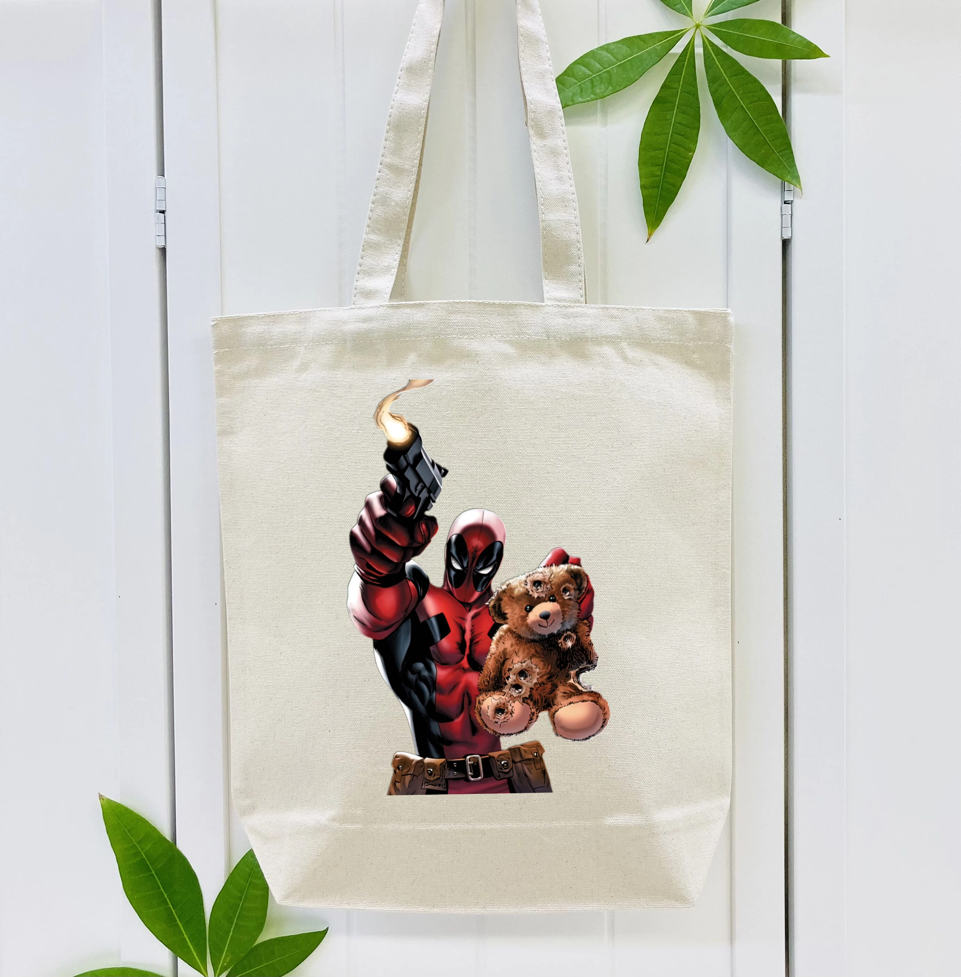 Deadpool デッドプール 縦型キャンバス生地手提げバッグ　トートバッグ