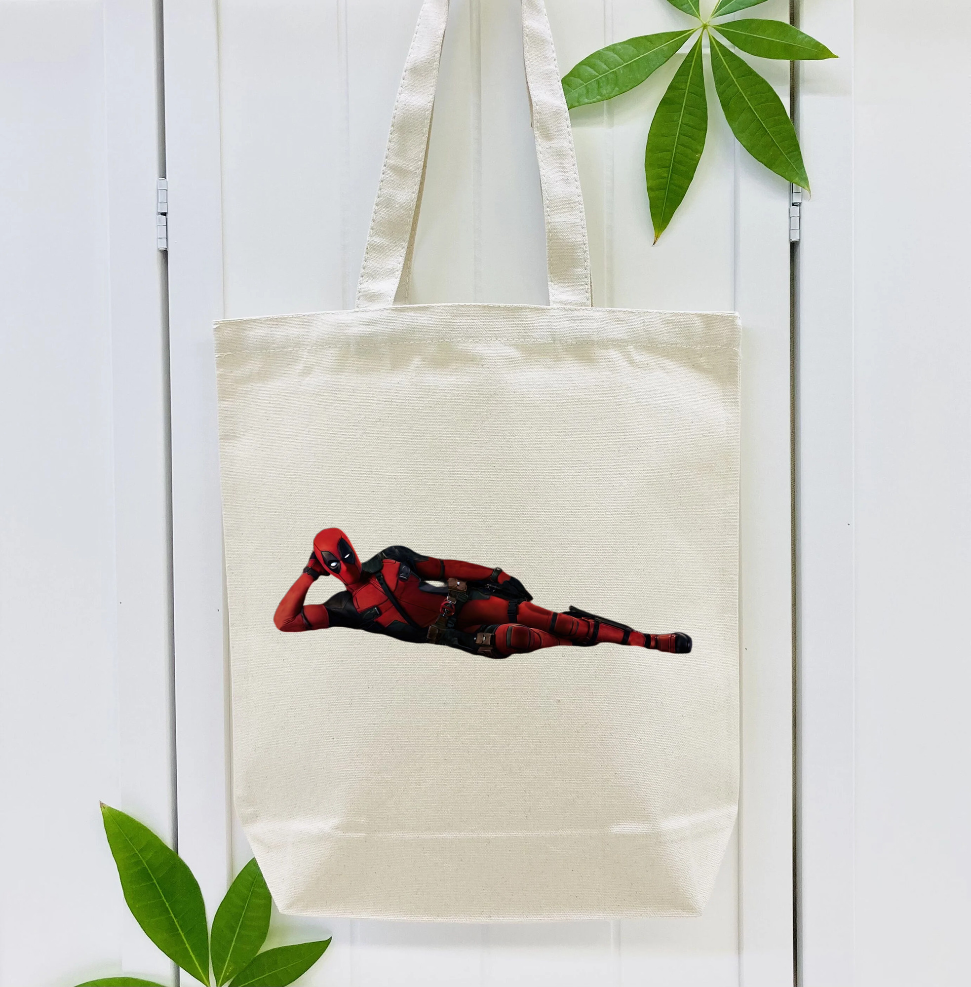 Deadpool デッドプール 縦型キャンバス生地手提げバッグ　トートバッグ