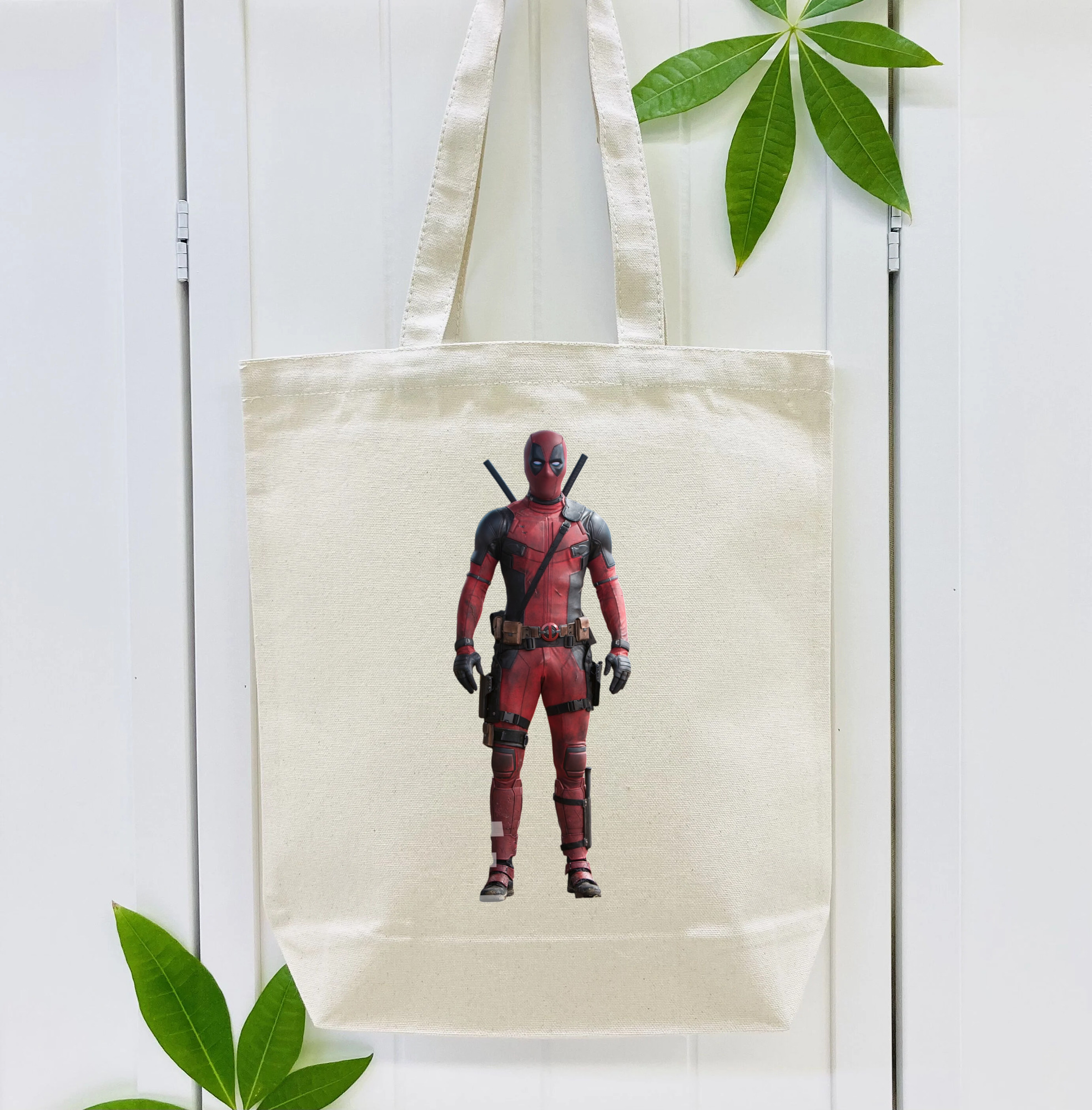 Deadpool デッドプール 縦型キャンバス生地手提げバッグ　トートバッグ