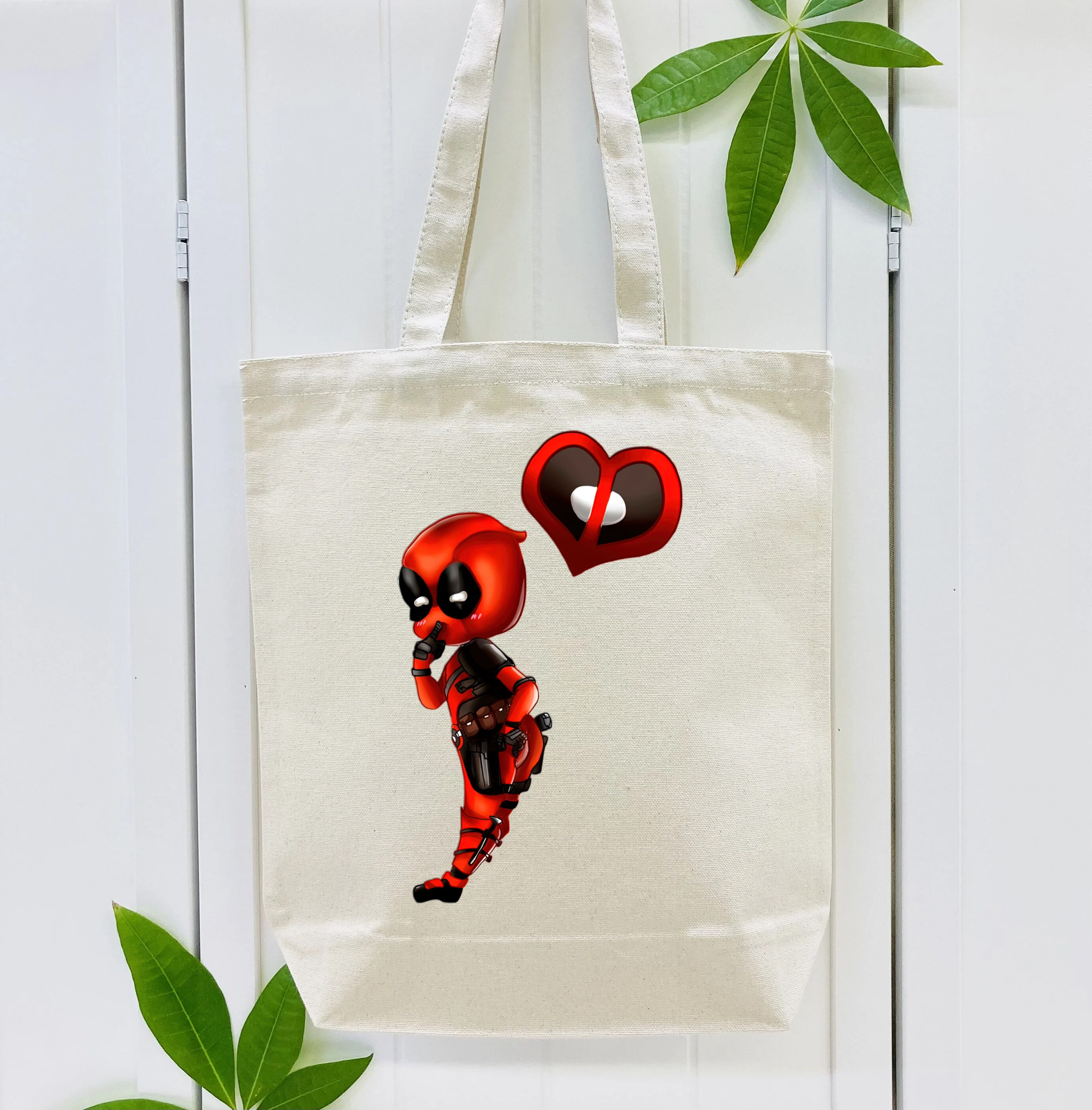Deadpool デッドプール 縦型キャンバス生地手提げバッグ　トートバッグ