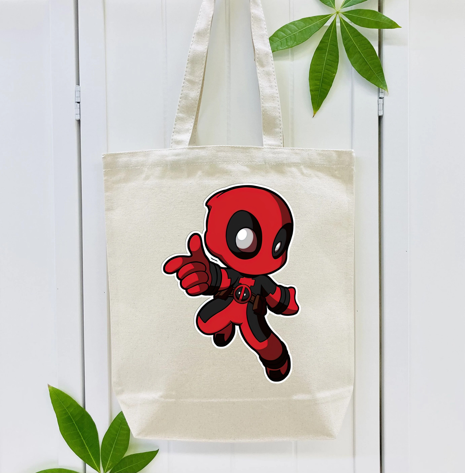 Deadpool デッドプール 縦型キャンバス生地手提げバッグ　トートバッグ