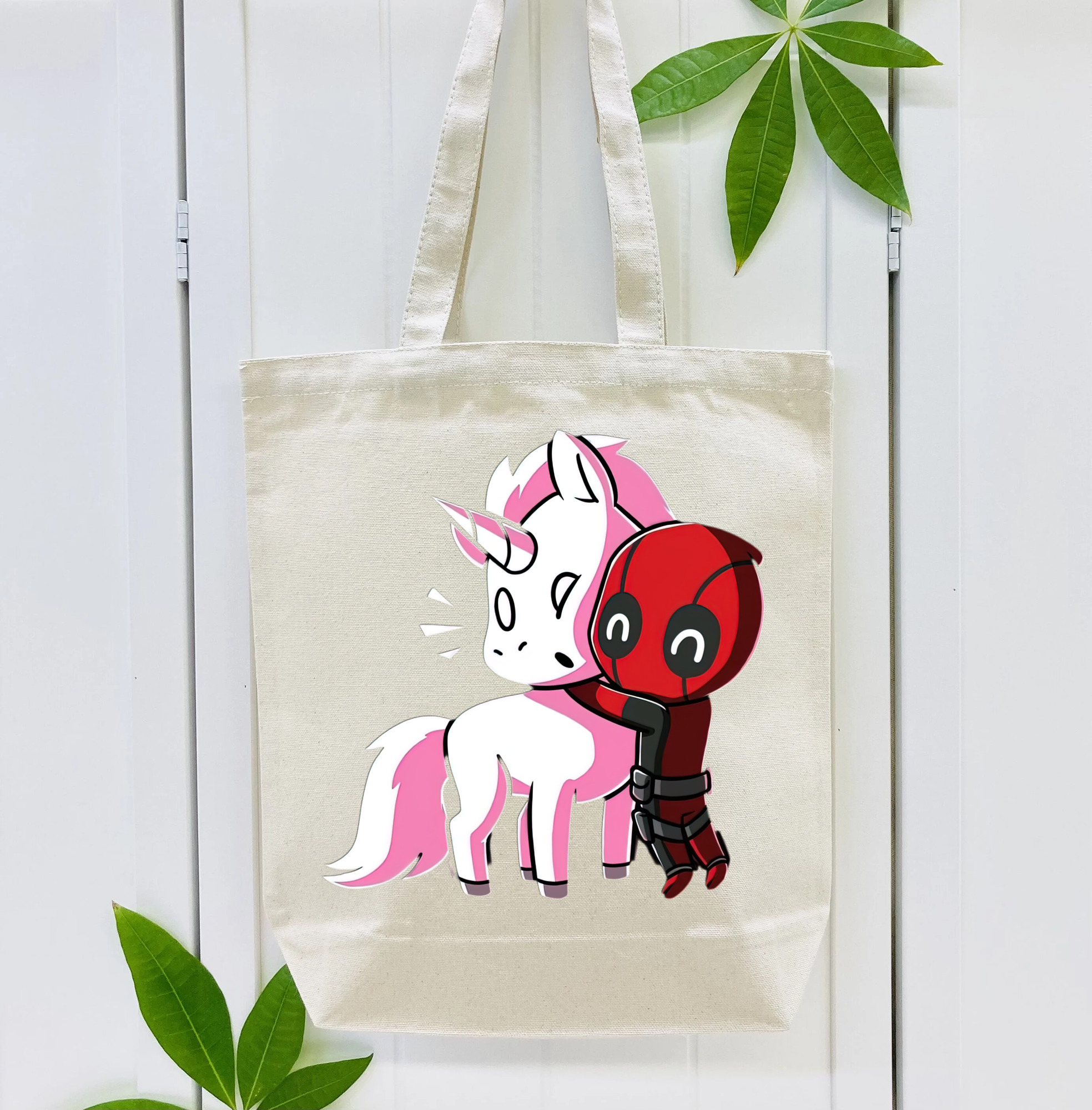 Deadpool デッドプール 縦型キャンバス生地手提げバッグ　トートバッグ