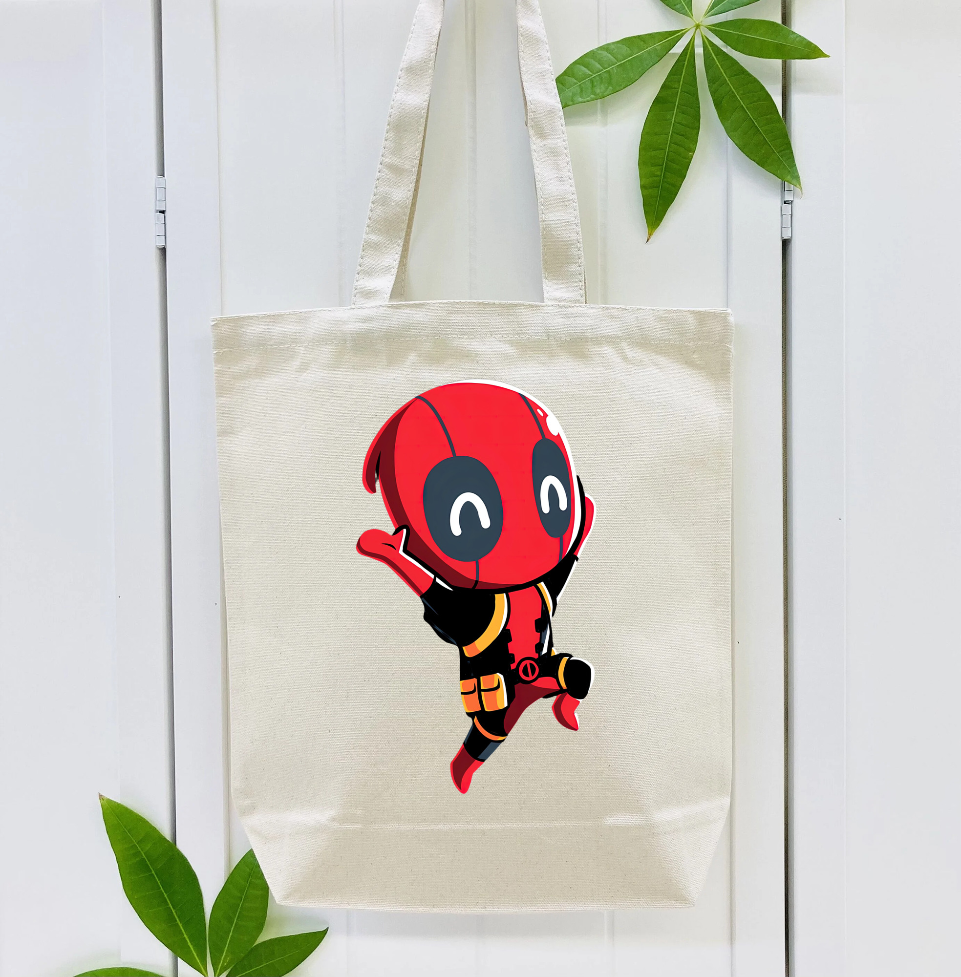 Deadpool デッドプール 縦型キャンバス生地手提げバッグ　トートバッグ