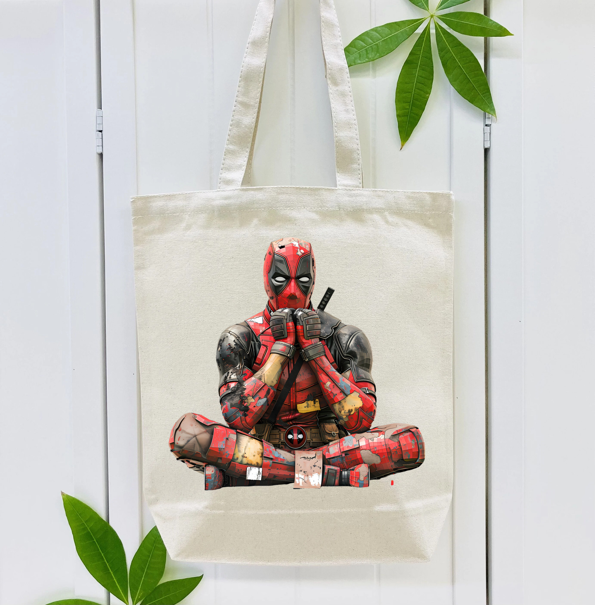 Deadpool デッドプール 縦型キャンバス生地手提げバッグ　トートバッグ